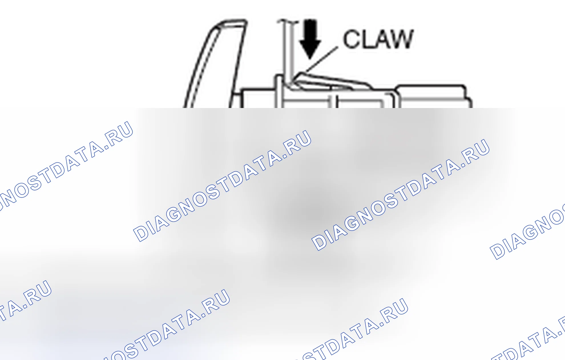 Рис. 304: < < A > > СНЯТИЕ ВЫКЛЮЧАТЕЛЯ АВАРИЙНОЙ СИГНАЛИЗАЦИИ. Mitsubishi Galant IX рестайлинг