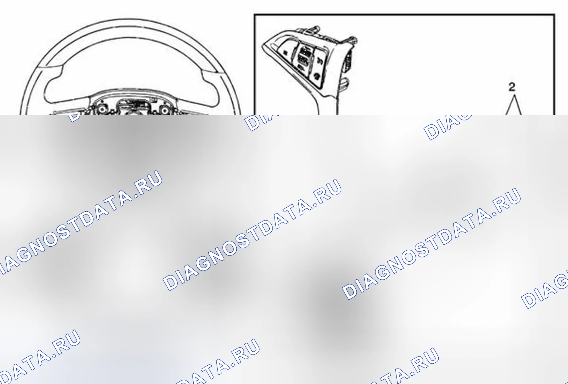 Рис. 41: Замена переключателя управления радио и телефоном. Buick Encore I