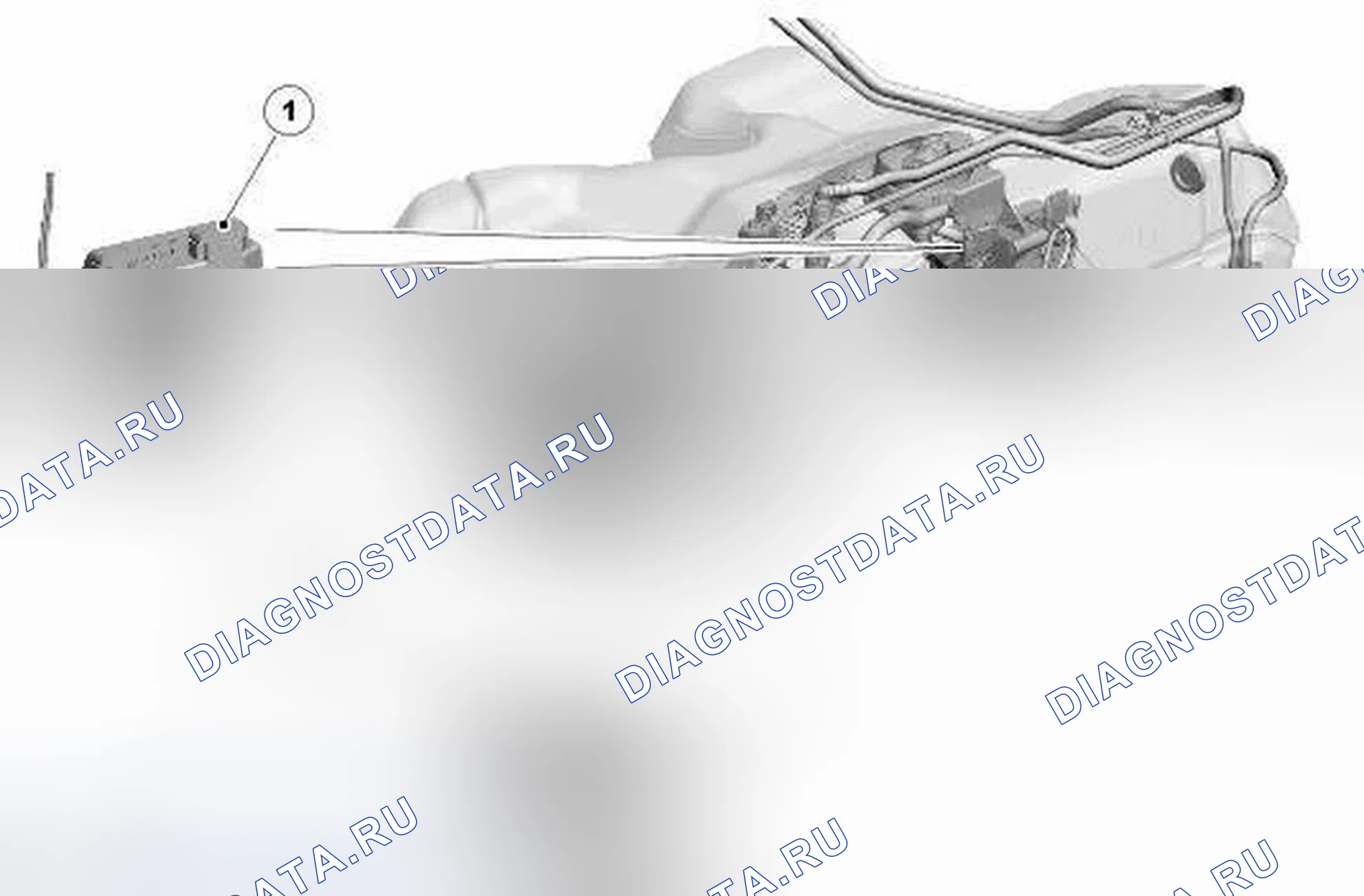 Рис. 173: ДАТЧИКИ УРОВНЯ ТОПЛИВА. Jaguar XF I