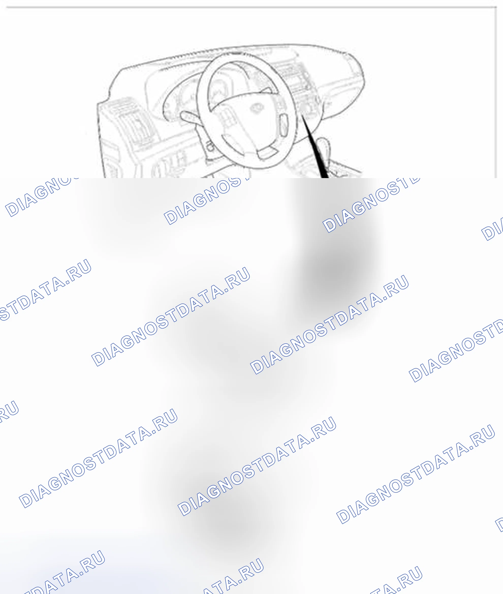 Рис. 225: Внутренняя часть. Hyundai Veracruz I