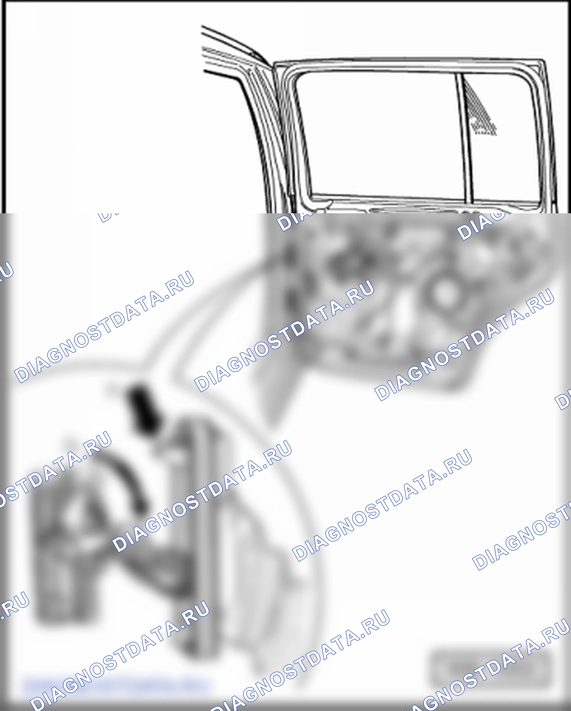 Задняя дверь. Volkswagen Touran I