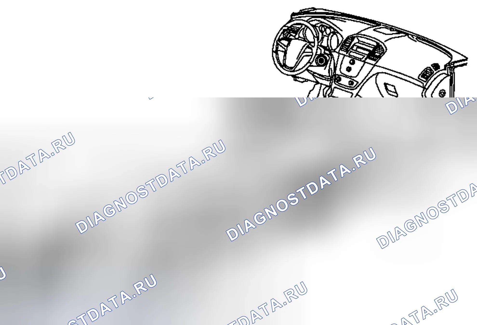 Рис. 7: Замена антенны передатчика ключа замка зажигания - приборная панель. Buick Regal V