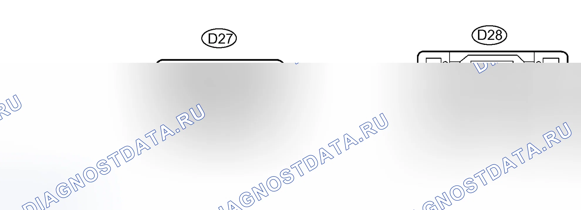 Рис. 92: КЛЕММЫ ЭБУ. Honda Accord II