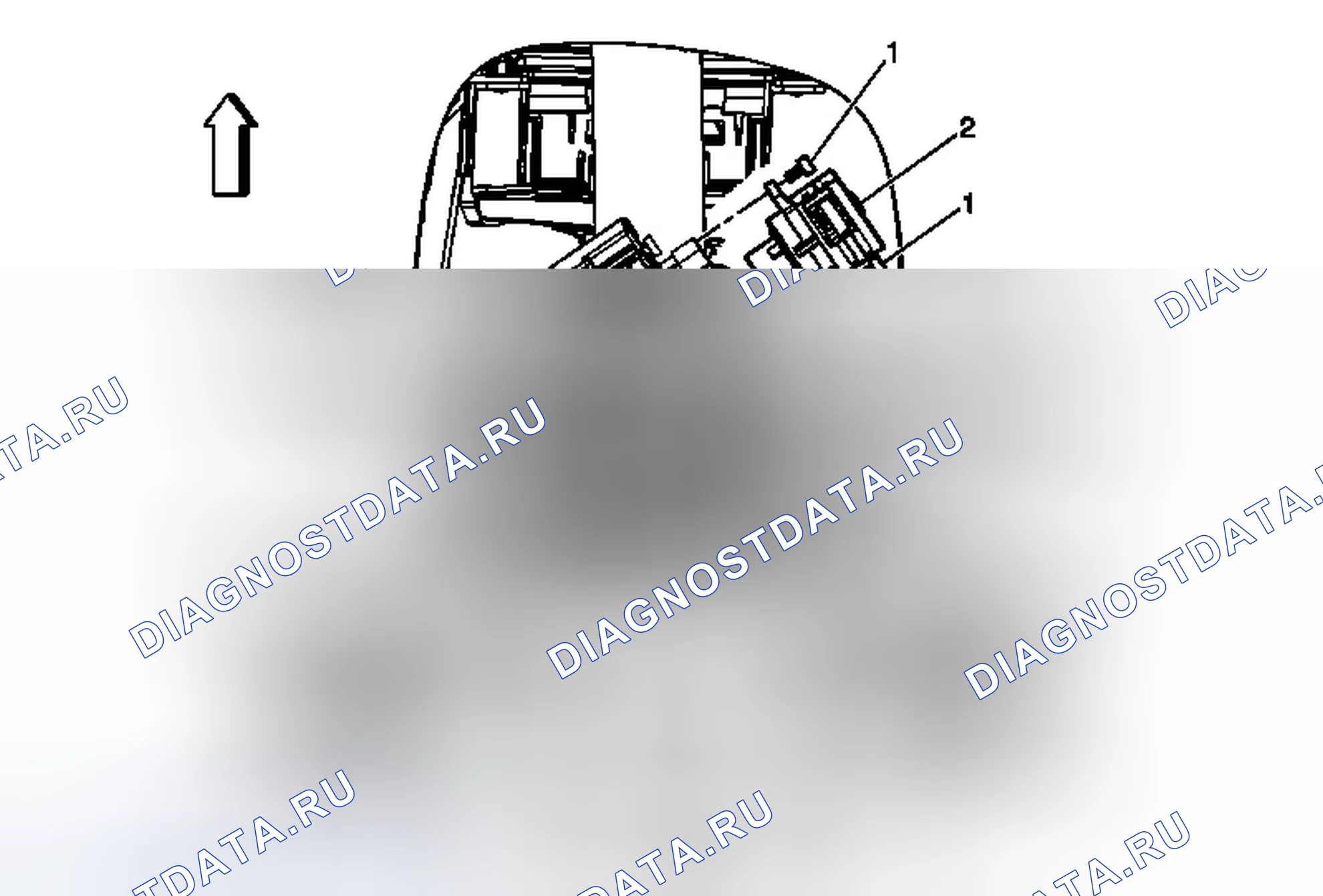 Рис. 12: Замена зажигания и пускового выключателя. Chevrolet Equinox II