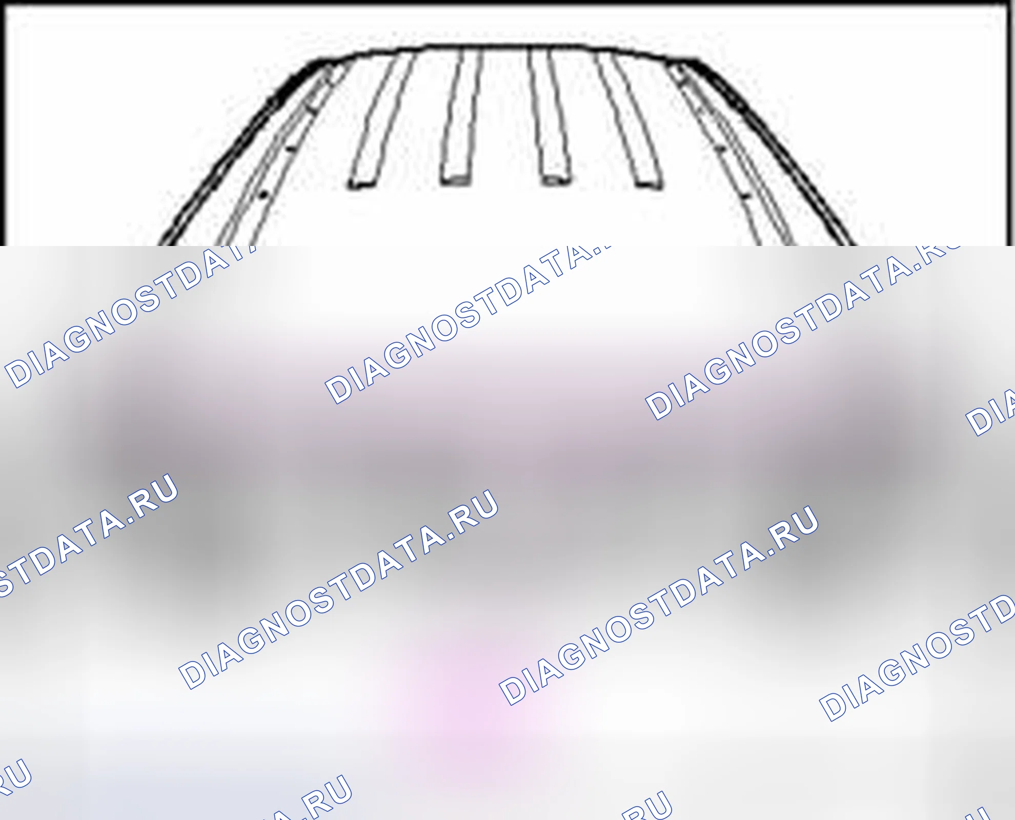 Рис. 96: Сварка кровли. Volkswagen Touareg I