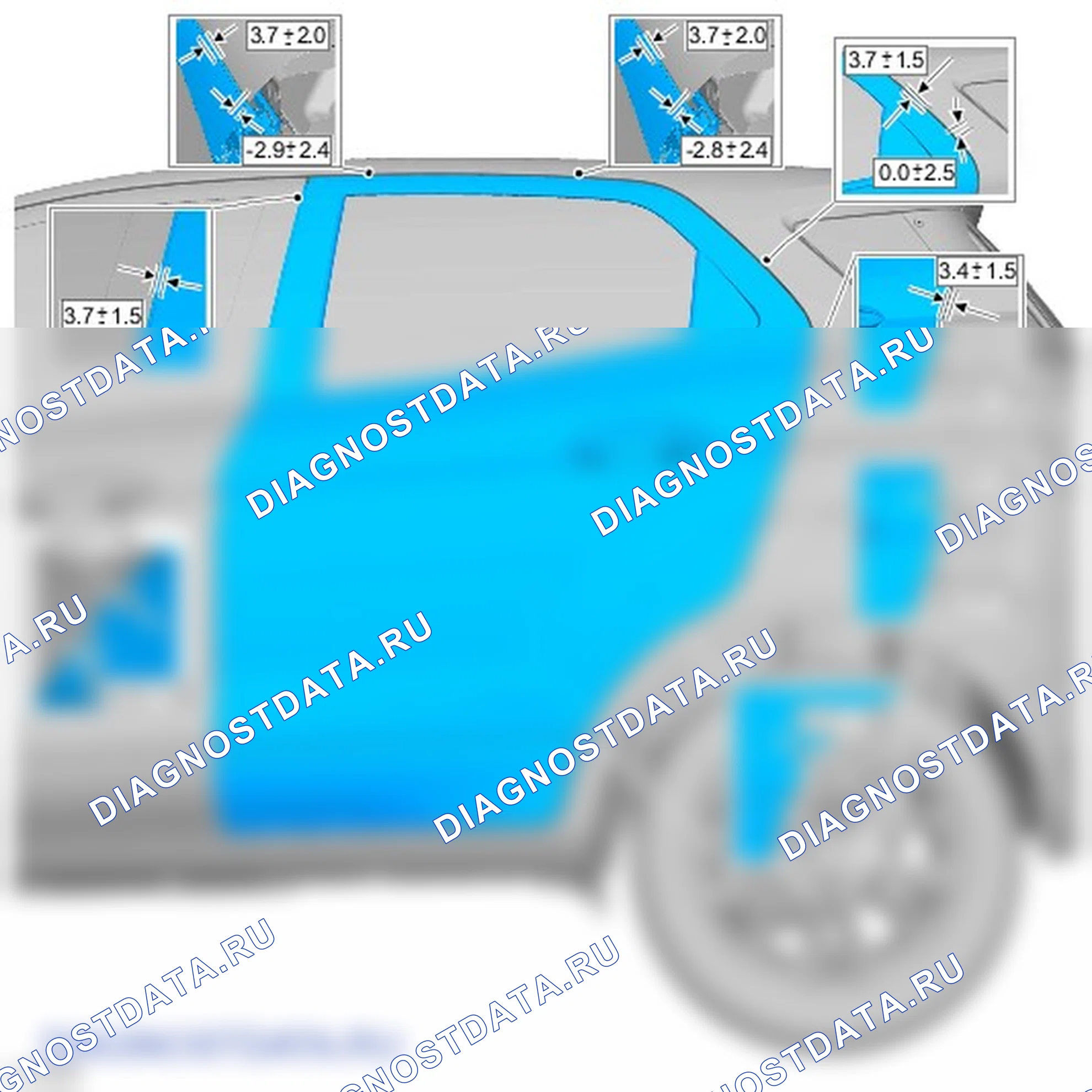 Как выверить положение задней двери. Ford EcoSport II