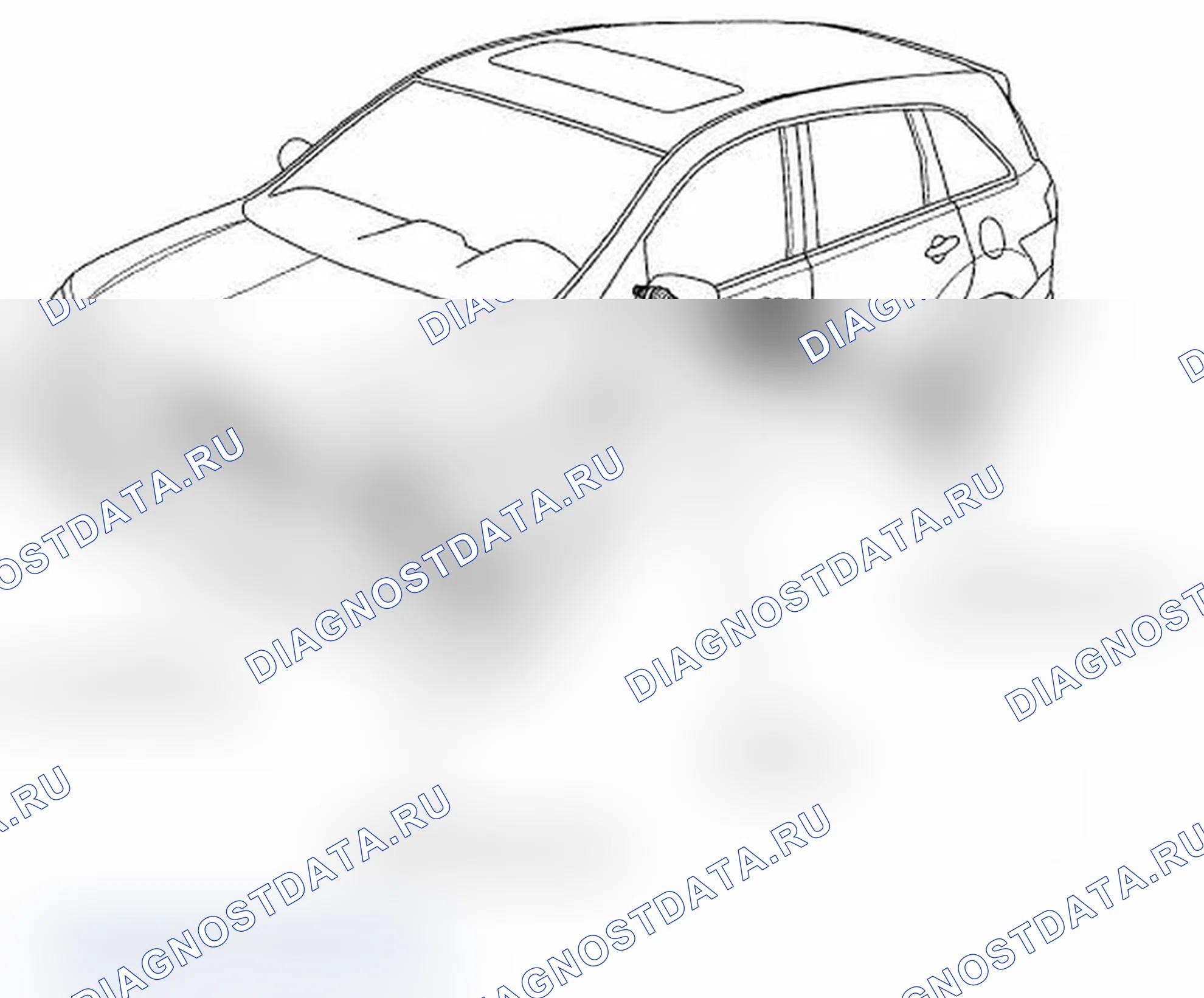 Рис. 2: Индекс расположения компонентов. Acura MDX II