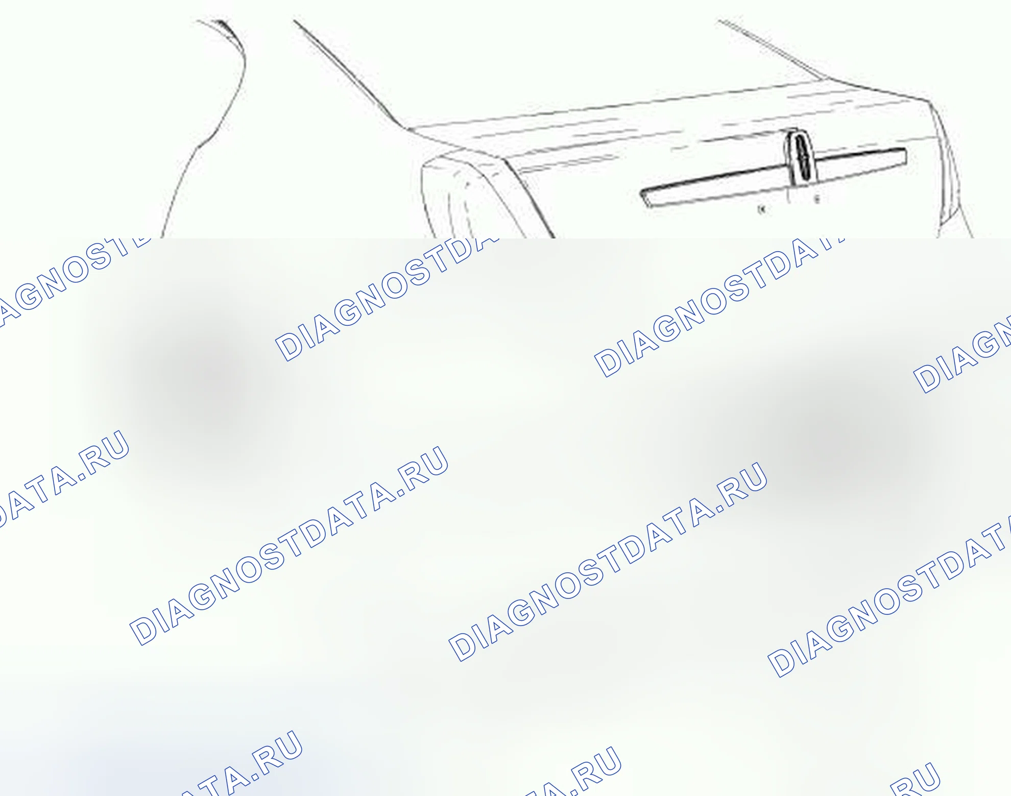 Рис. 47: Подстройка заднего торца - основание. Hyundai ix55 I