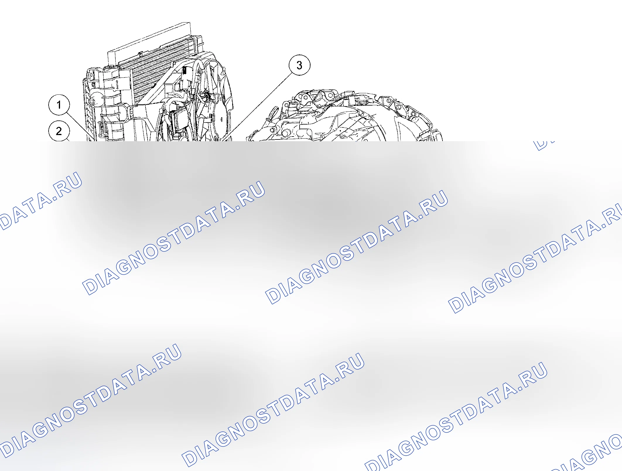 Рис. 578: Охлаждение трансмиссия. Hyundai Mistra II