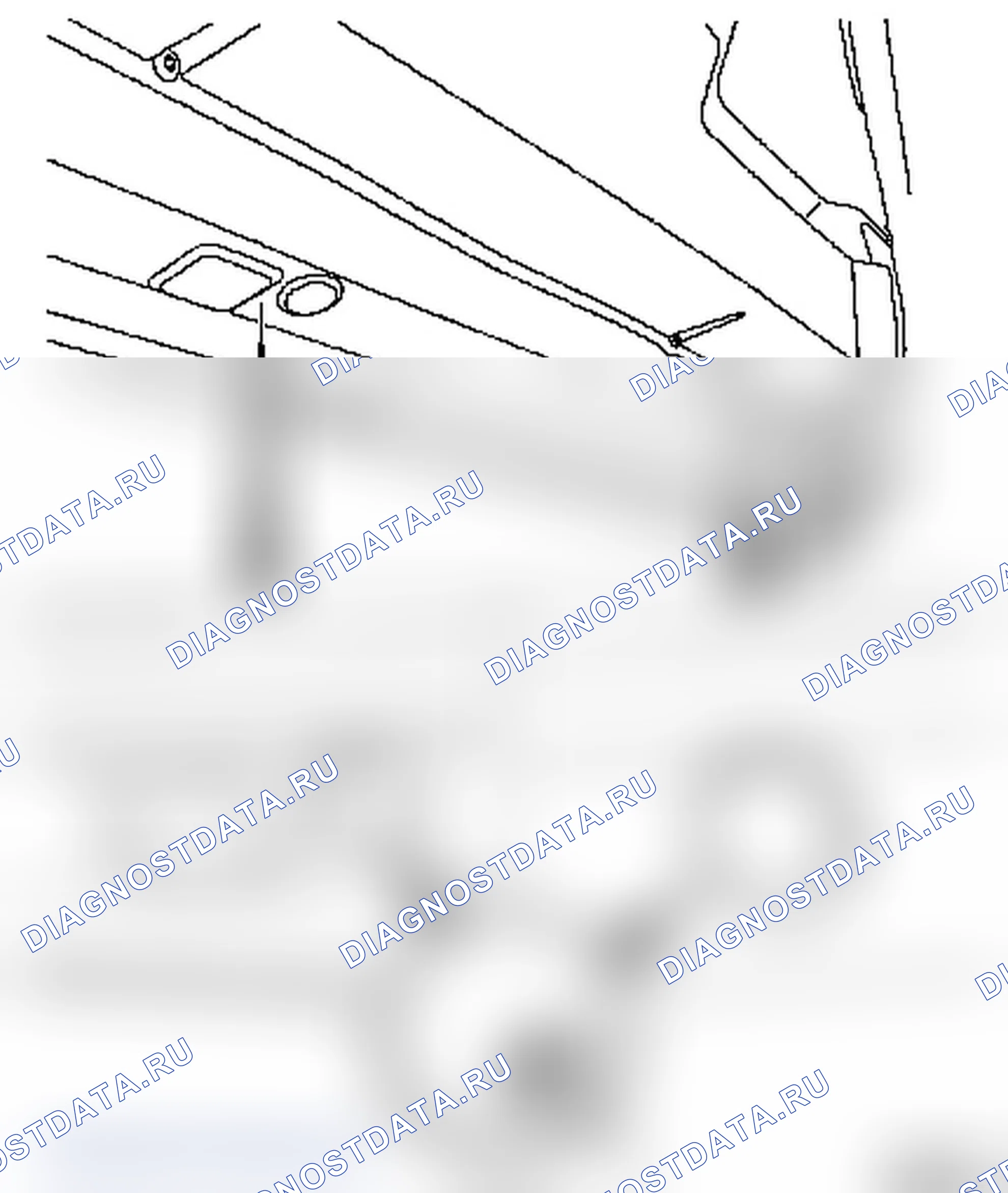 Регулировка подъемного окна передней двери (модель F67). Opel Astra G