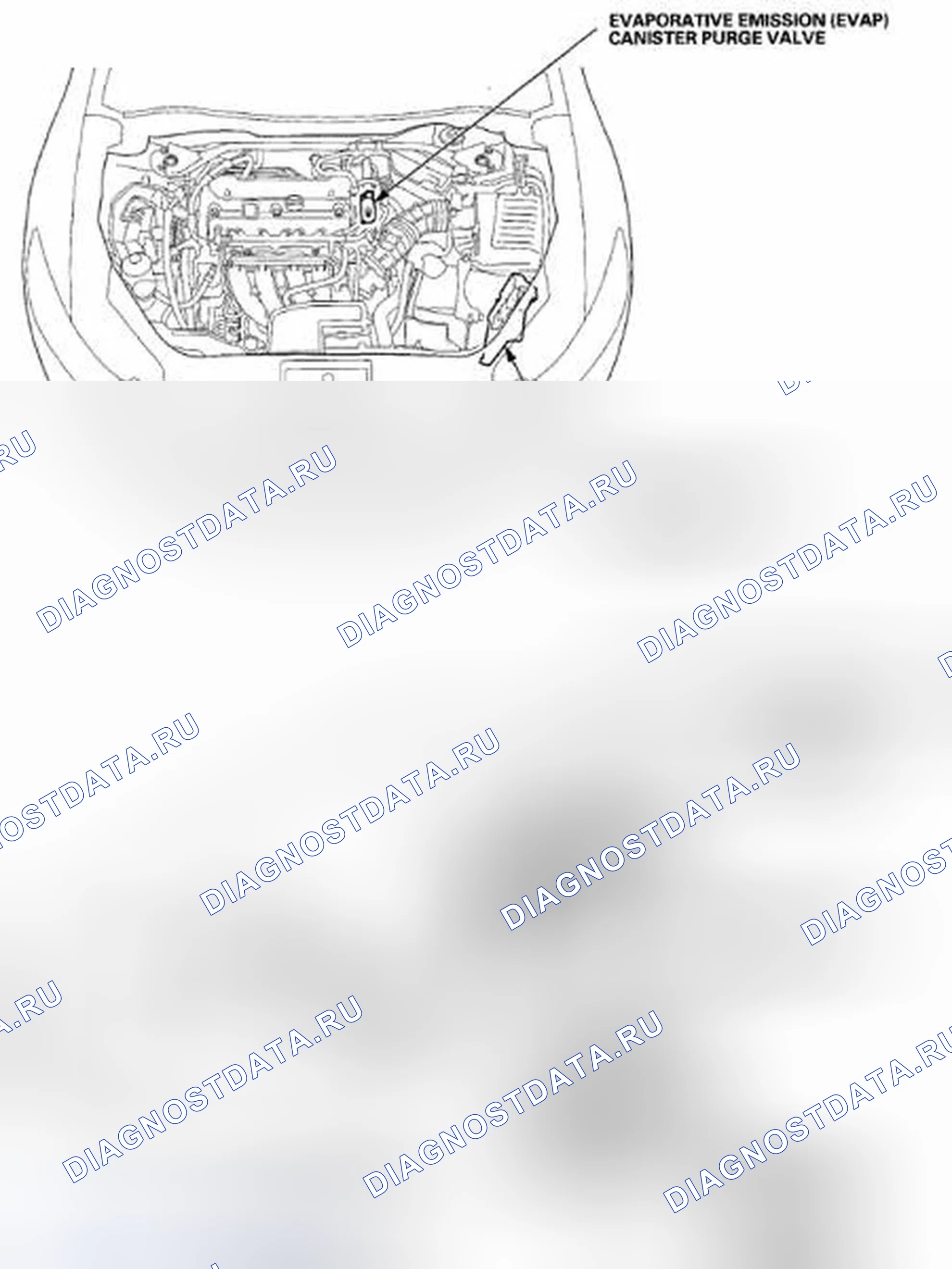 Рис. 953: Указатель расположения компонентов. Honda Crosstour I