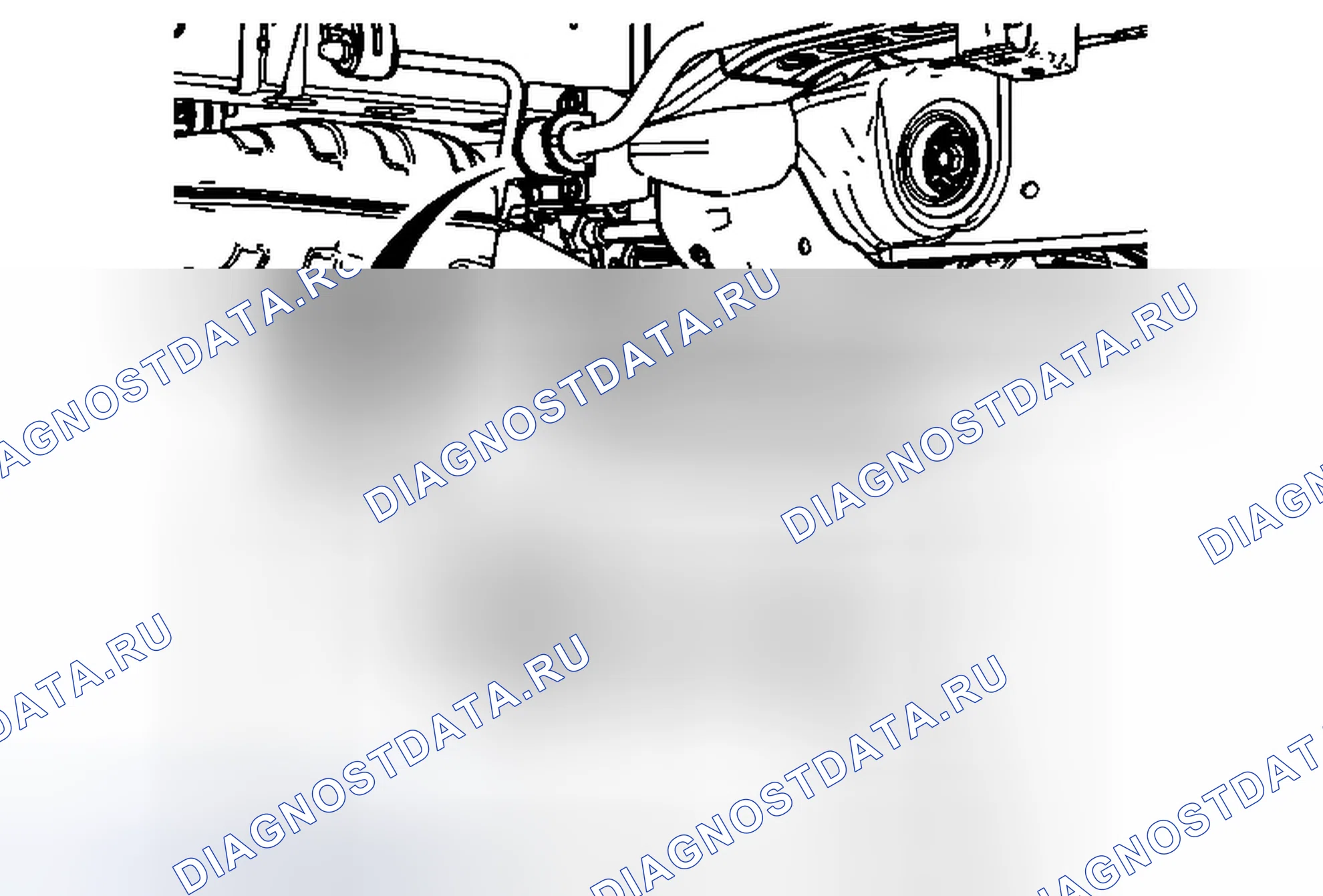 Рис. 4: Замена изолятора вала стабилизатора. Chevrolet Traverse I