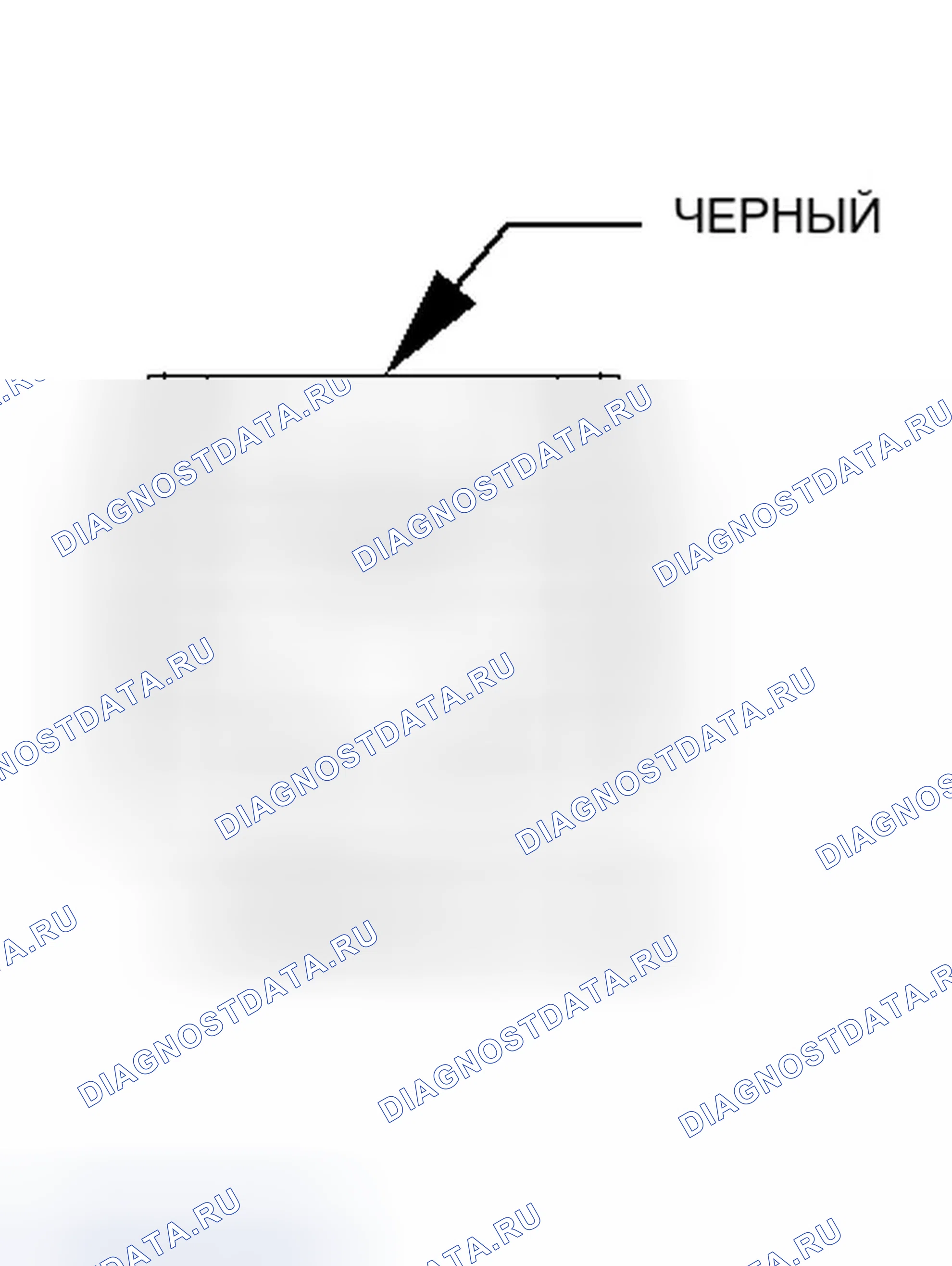 Рис. 158: Вид с торца соединителя стартера (2.7L / 3.5L). Dodge Magnum I