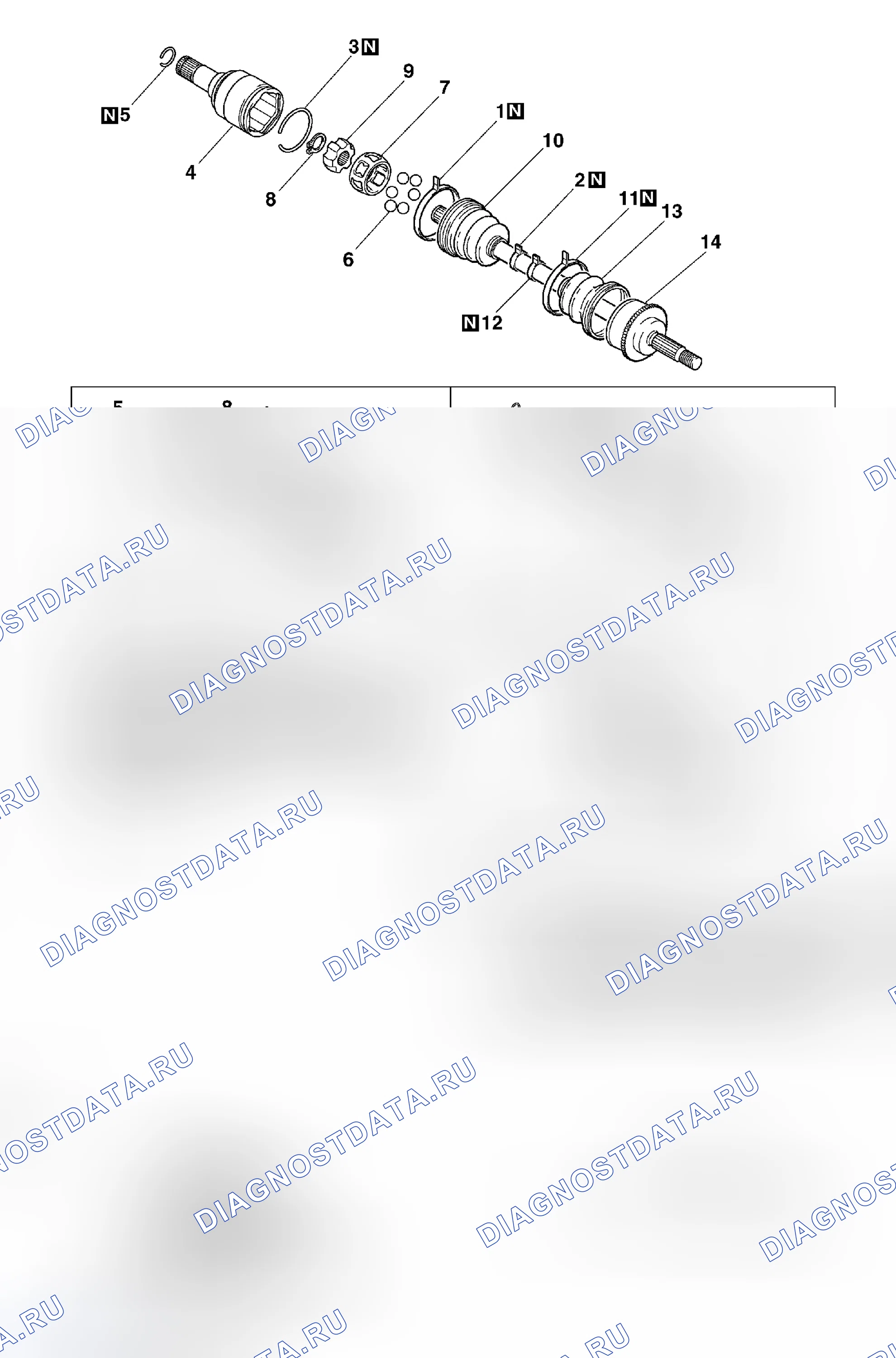 Рис. 113: РАЗБОРКА И СБОРКА. Mitsubishi Endeavor I