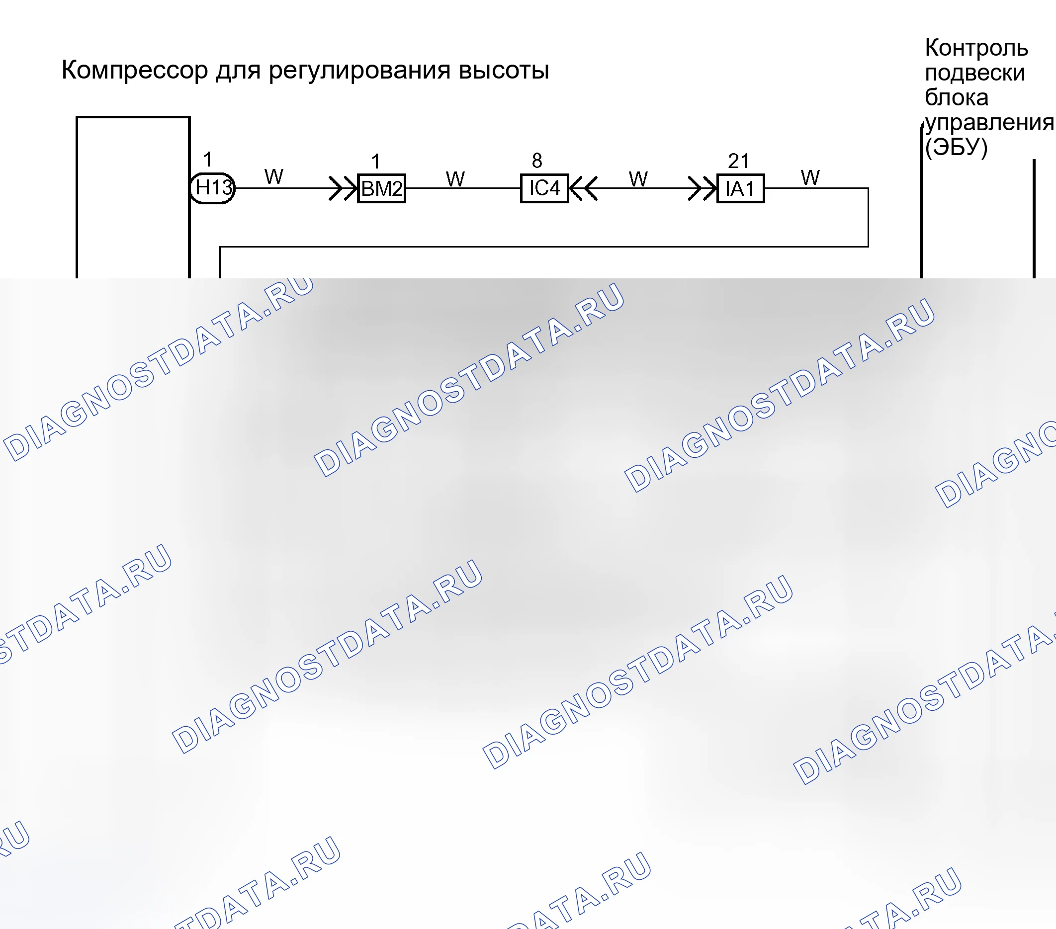Рис. 49: электросхема. Toyota Sequoia I рестайлинг