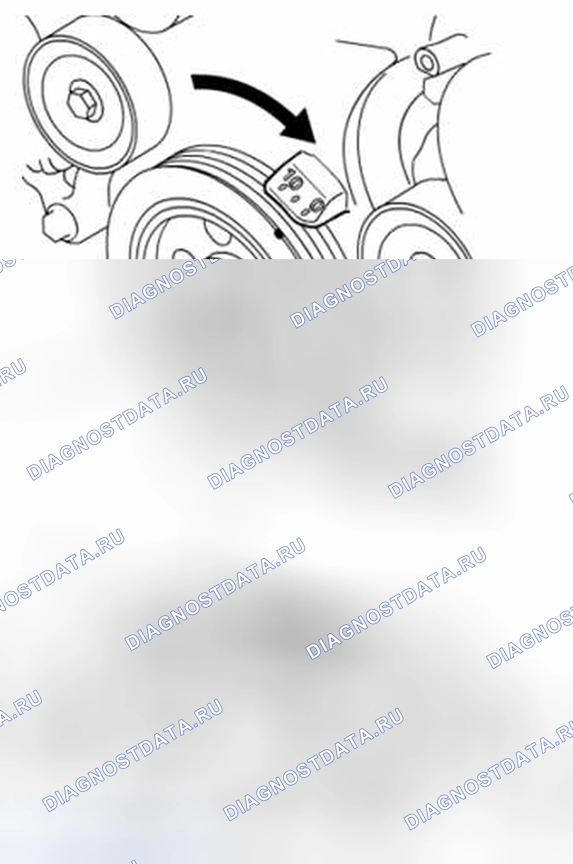 Рис. 4: Проверка и регулировка зазора клапана. Suzuki SX4 I рестайлинг