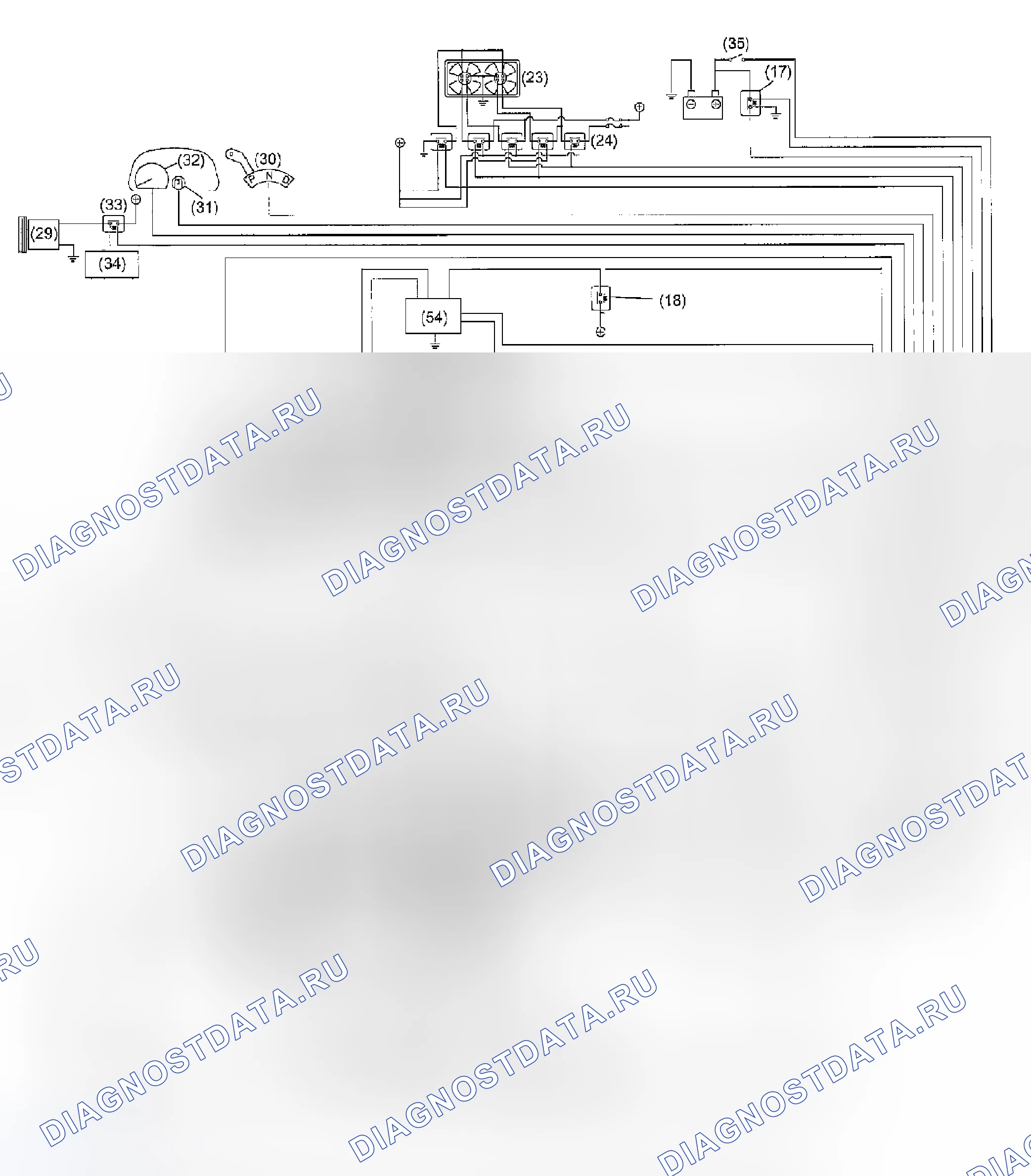 Рис. 17: Принципиальные схемы. Subaru Outback BP