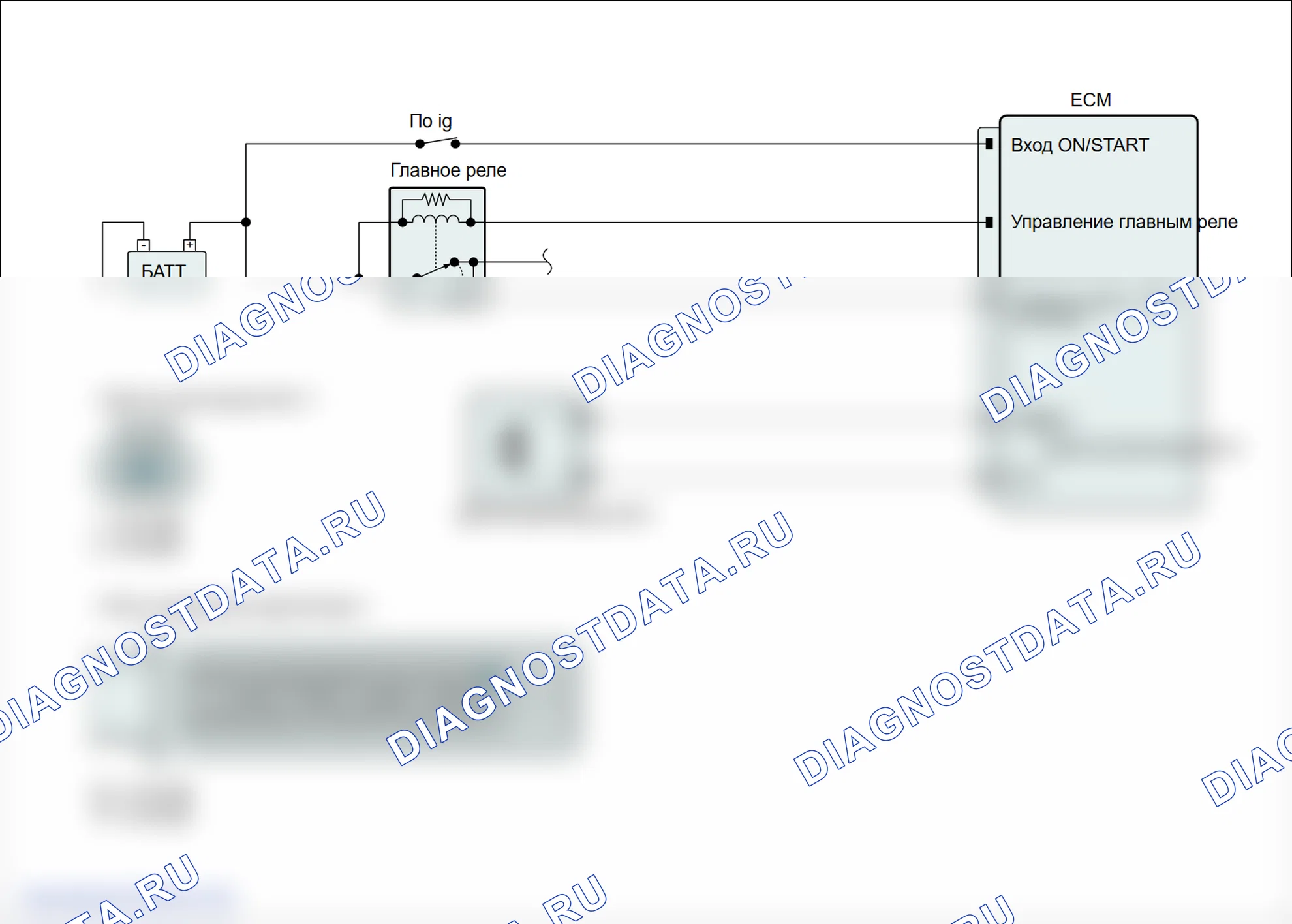P0332: Низкий уровень в цепи датчика детонации 2 (блок 2). Hyundai Genesis BH
