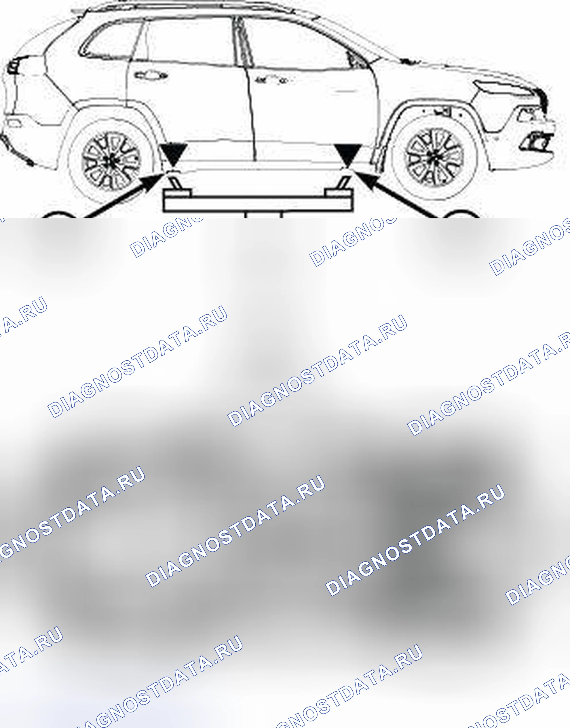 Рис. 4: СТАНДАРТНАЯ ПРОЦЕДУРА - ГРУЗОПОДЪЕМНЫЕ ОПЕРАЦИИ. Jeep Cherokee V рестайлинг