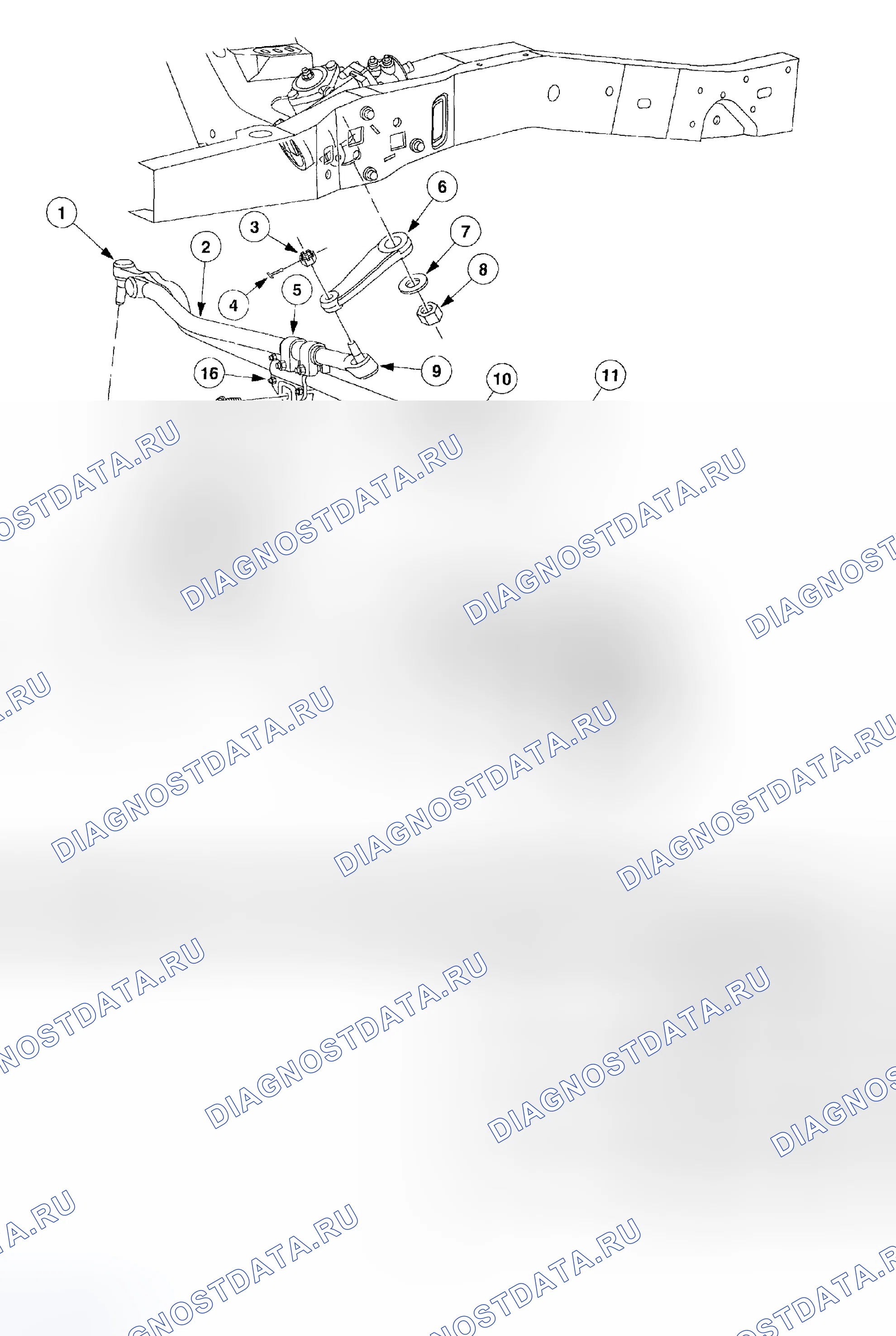 Рис. 230: F-250, F-350, 4x4 и Super DUTY F-450, F-550. Ford Pickup F250 Super Duty I