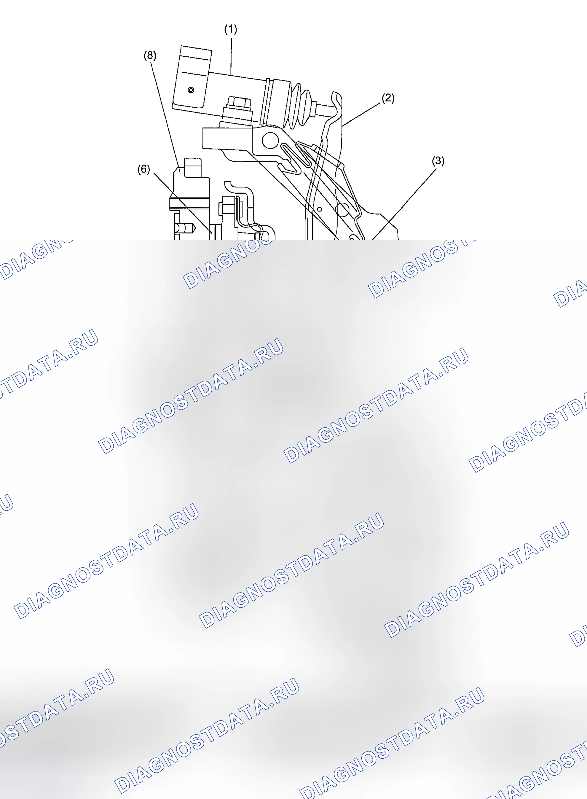 Рис. 1: Поперечное сечение. Subaru Forester SG