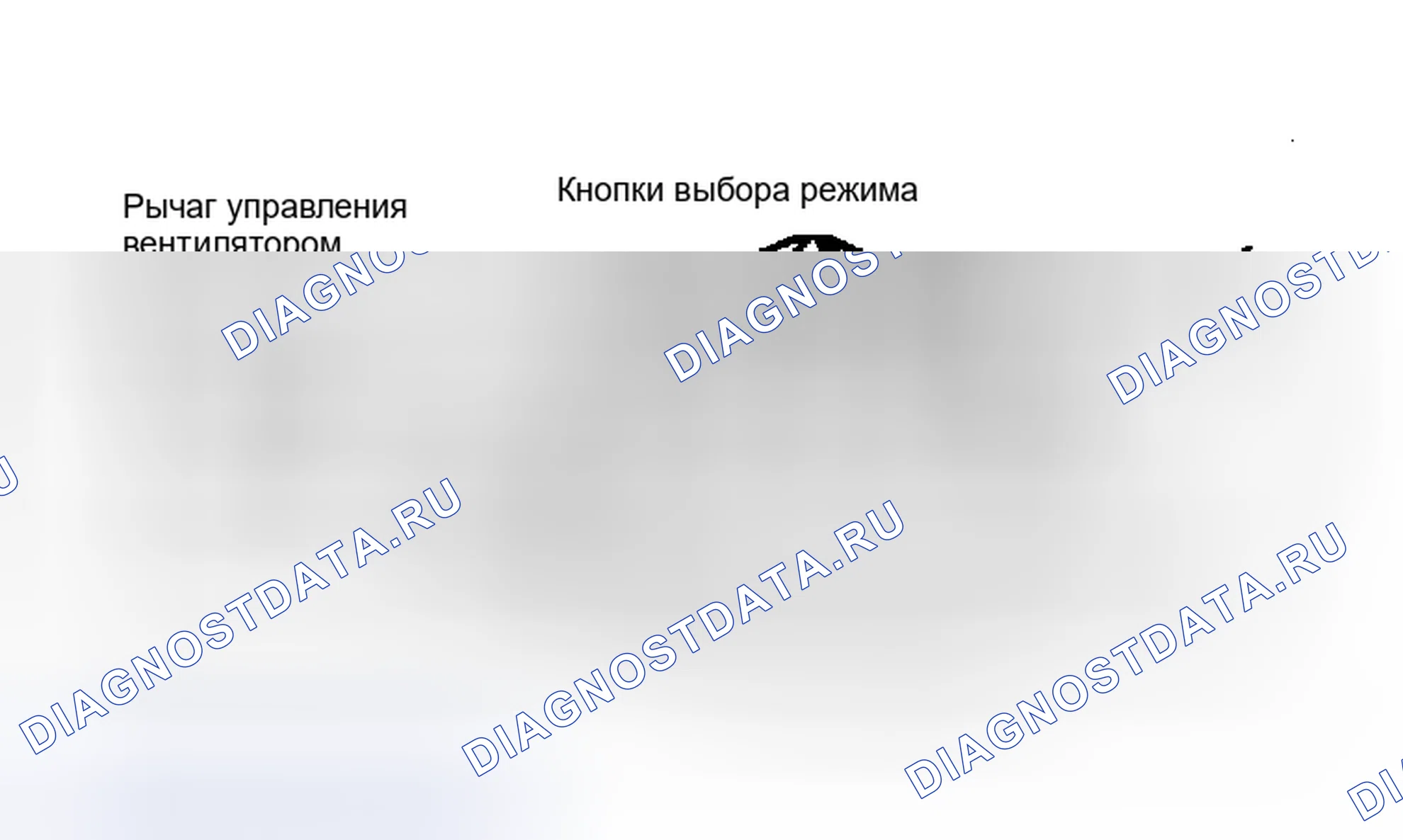 Рис. 28: Типовая ручная панель управления кондиционер General Motors с кнопочным выбором режима Fiero показана. Другие модели аналогичны. С любезного разрешения General Motors Corp.. Pontiac Grand AM III