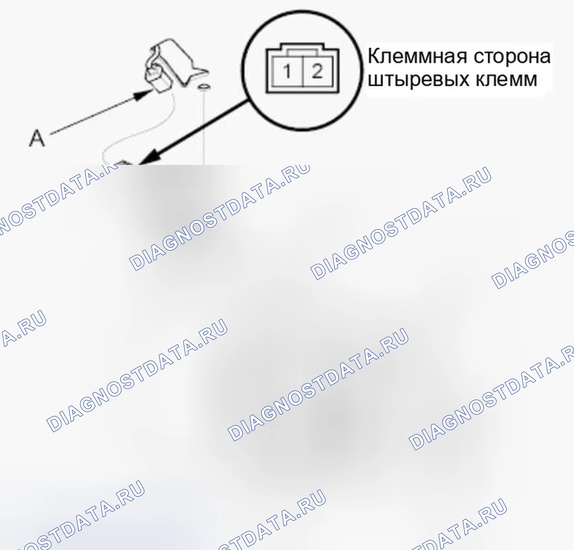 Рис. 49: Тест/замена света зеркала тщеславия. Honda Accord VIII