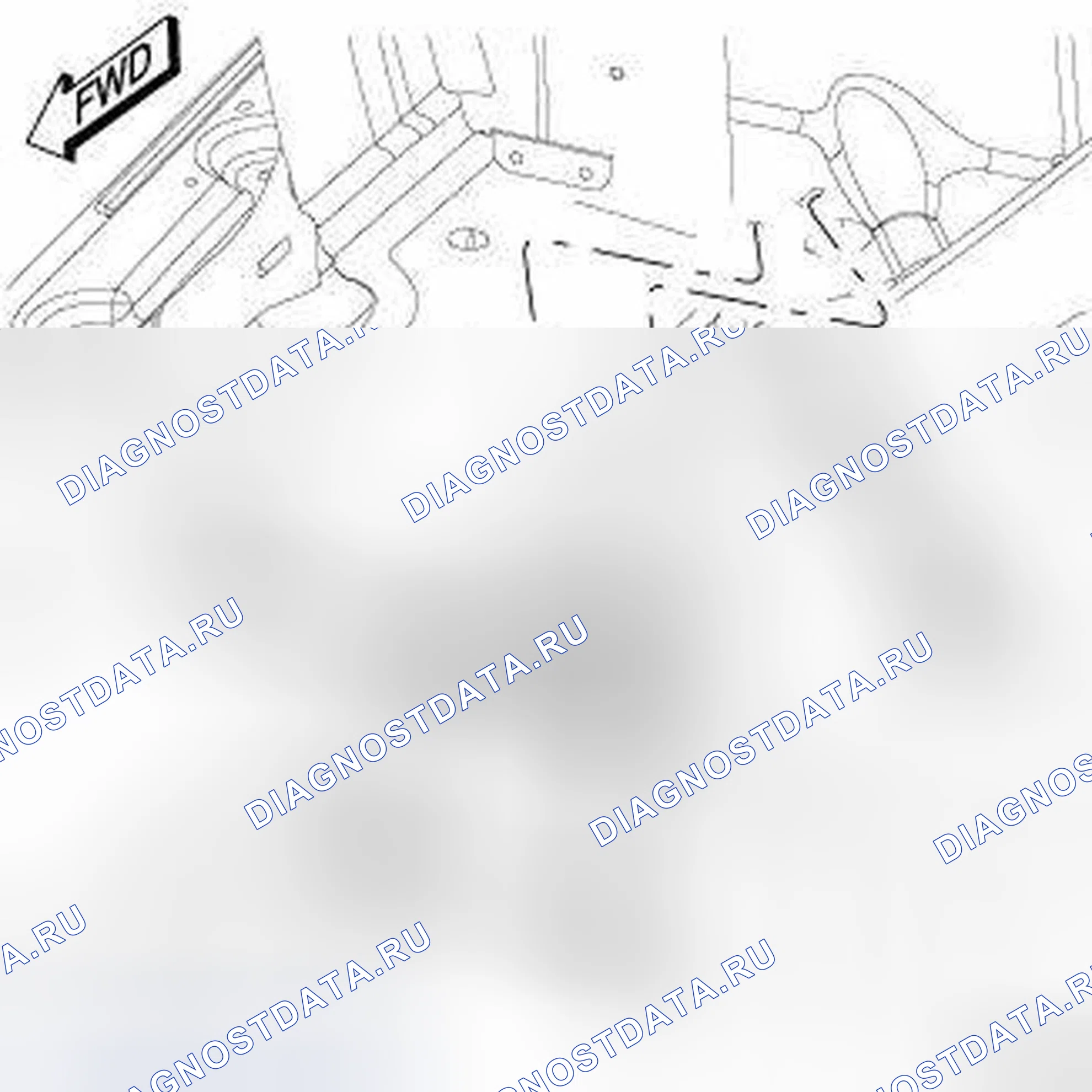 Рис. 7: ЗАДНЯЯ ЧАСТЬ. Chrysler Town & Country V рестайлинг