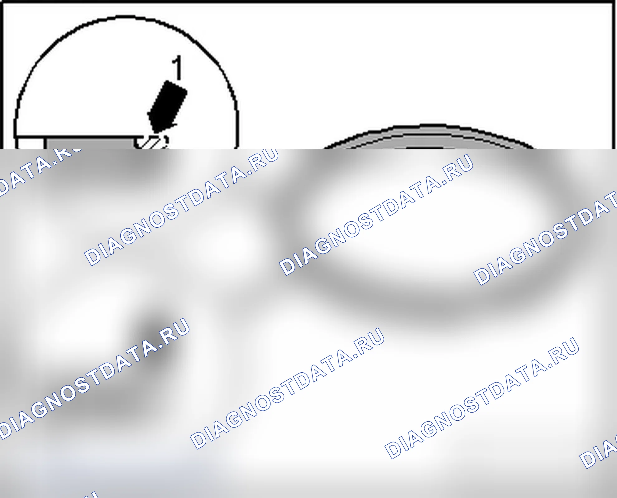 Рис. 1226: Проверка прямоугольных колец на износ. Audi A4 B6