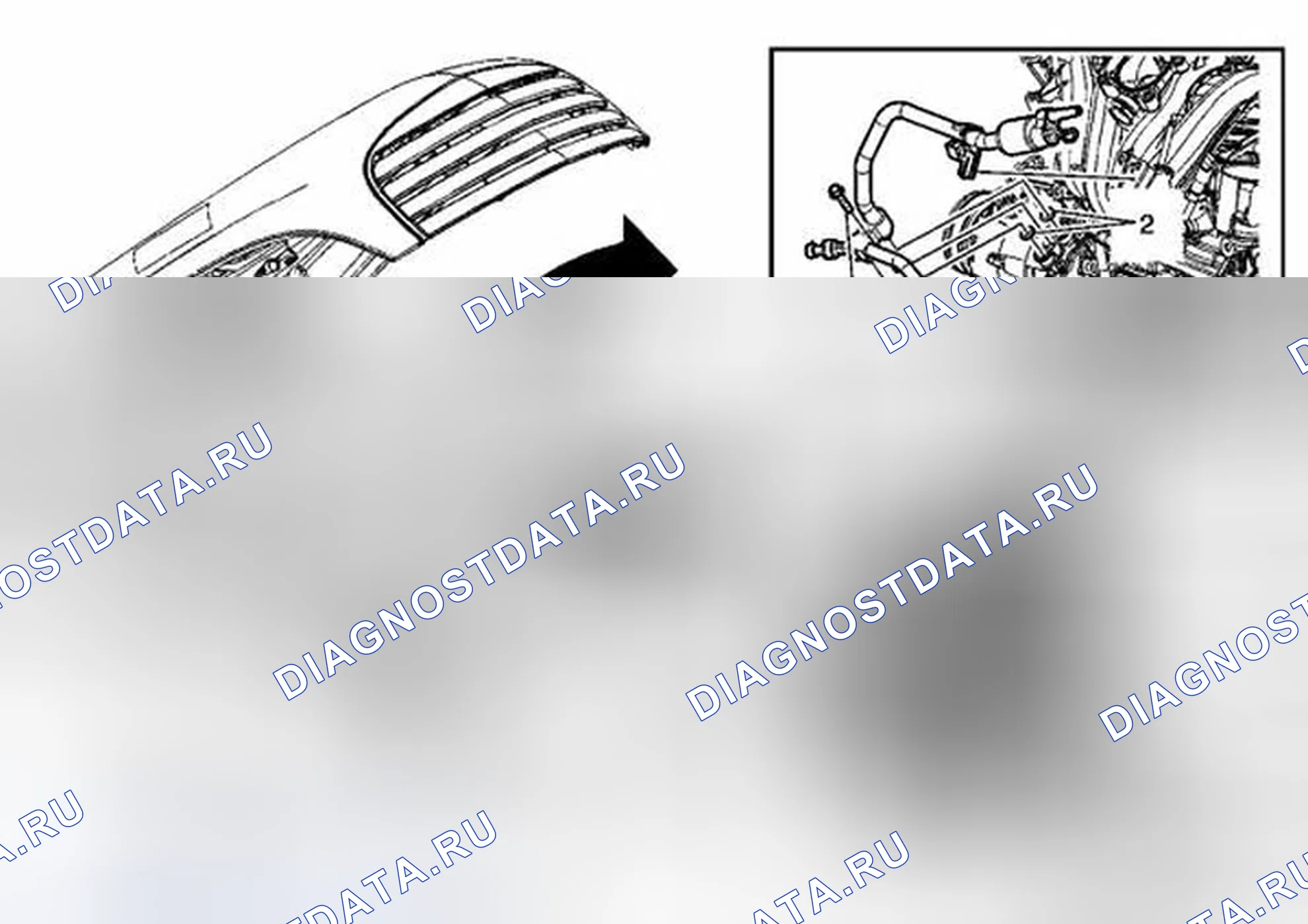 Рис. 44: Замена компрессора системы кондиционирования воздуха (LE5, L61). Chevrolet HHR I
