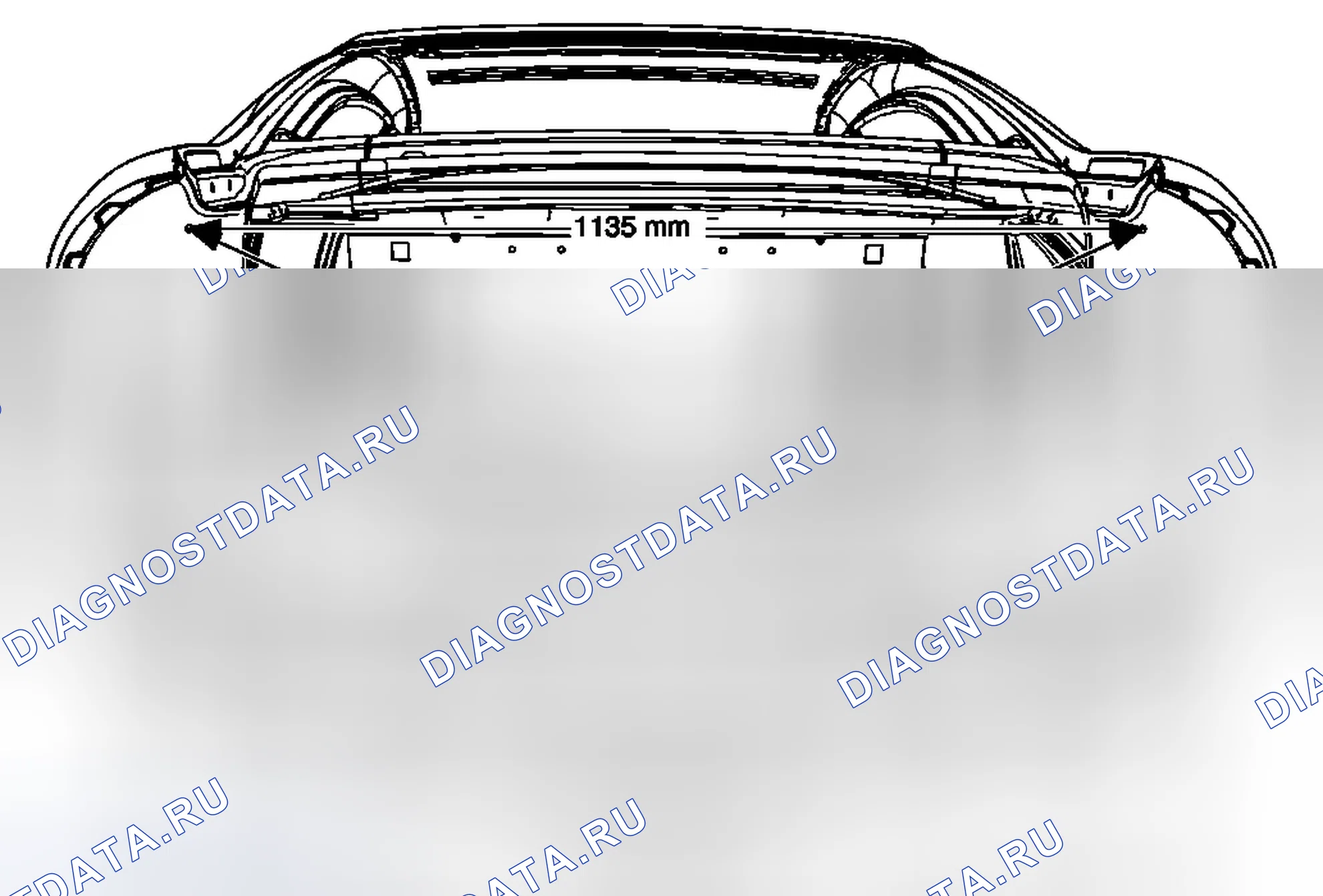 Рис. 43: Задний конец. Chevrolet Malibu VII