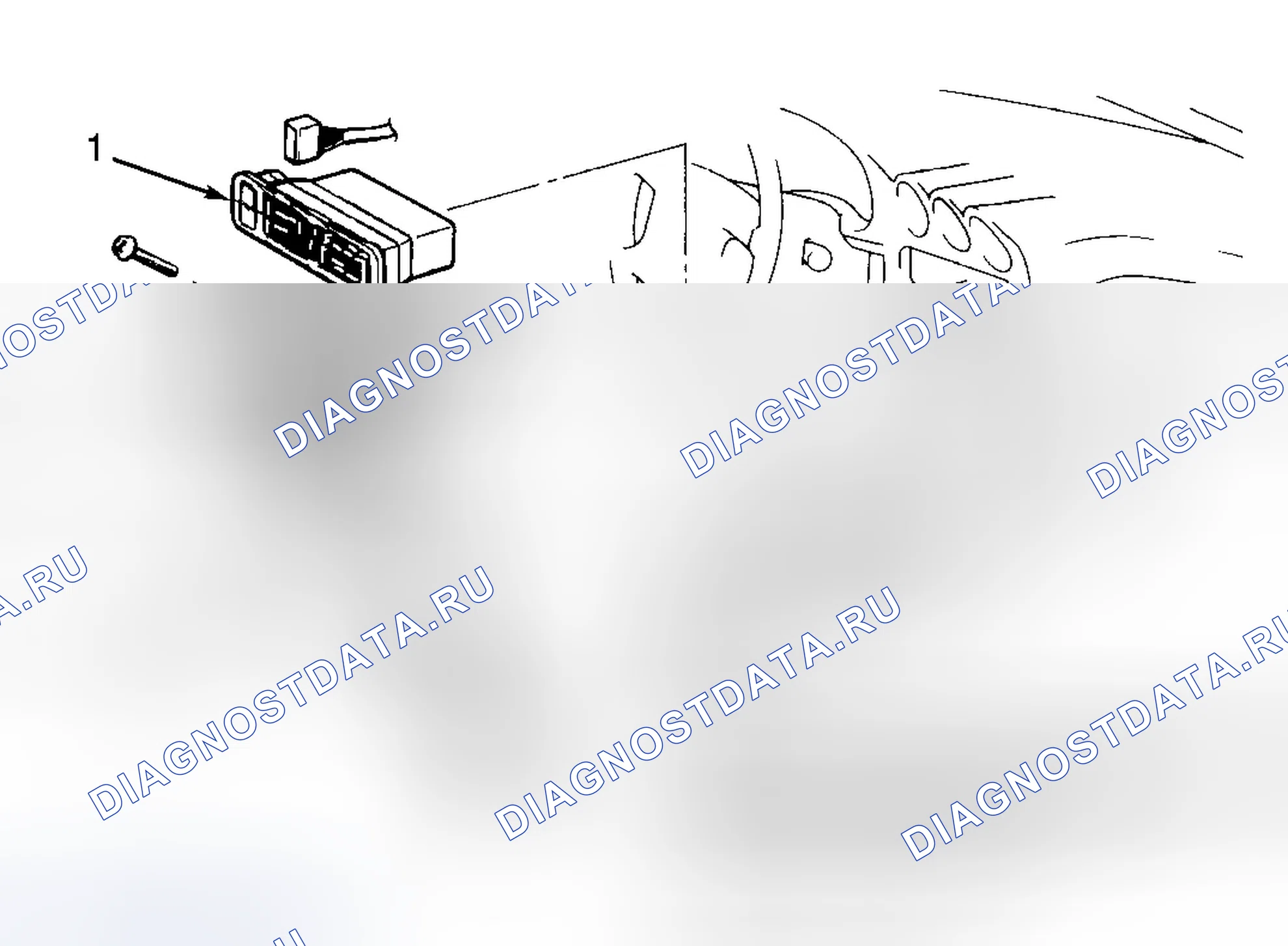 Рис. 3: БЛОК УПРАВЛЕНИЯ A / C. Dodge Stealth I