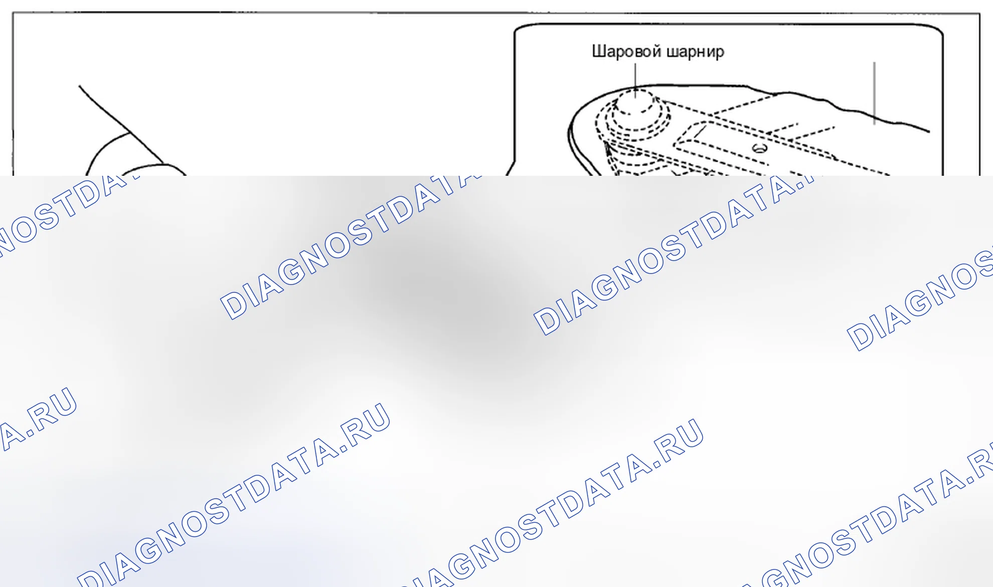 Рис. 88: Примечание к сборке шарового шарнира. Mazda CX-5 I
