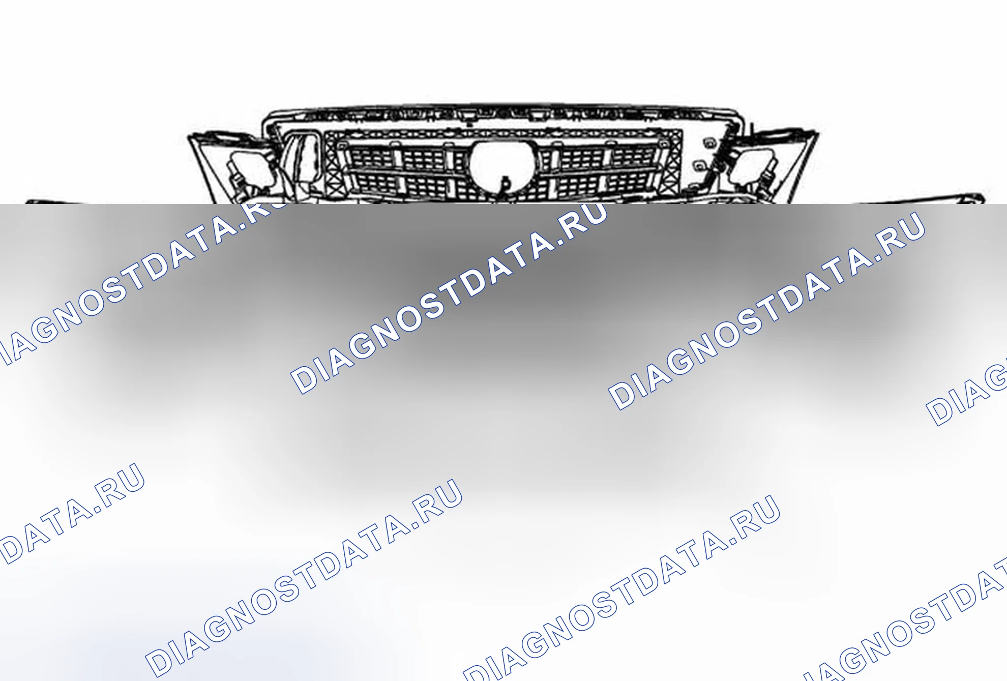 Рис. 8: Замена нижнего поглотителя энергии передней бампера. Cadillac ATS I
