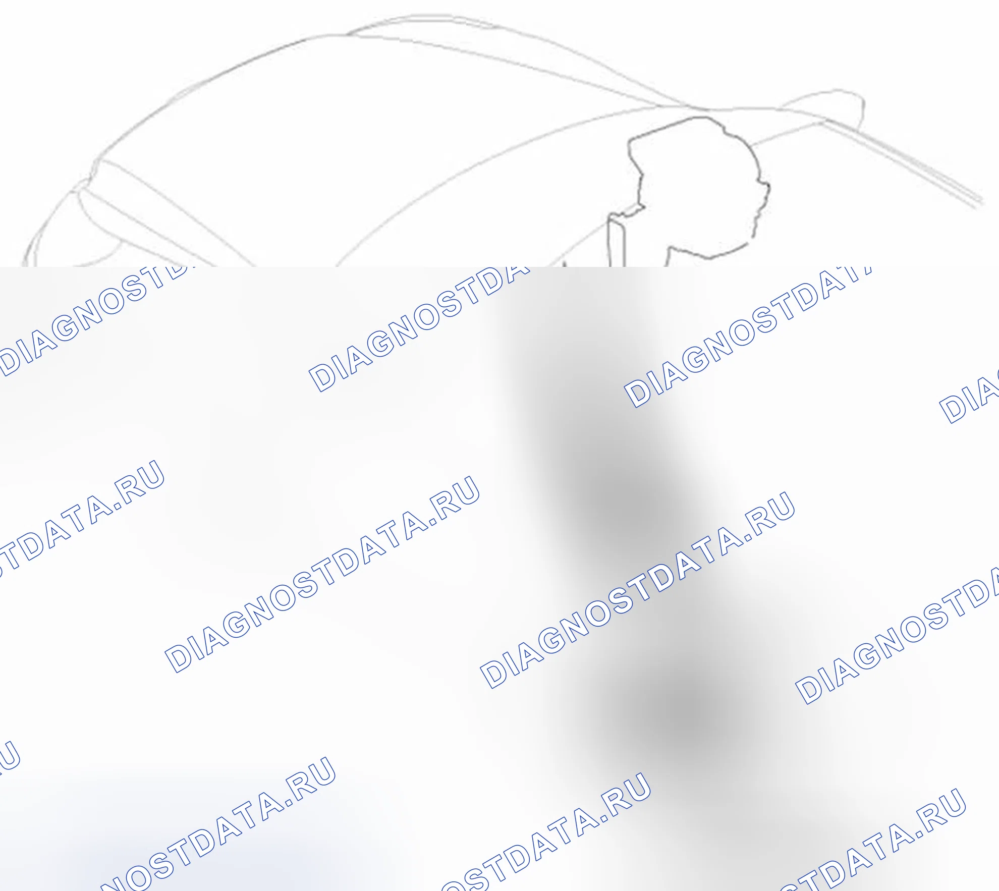 Рис. 1: Расположение компонентов. Hyundai Equus II