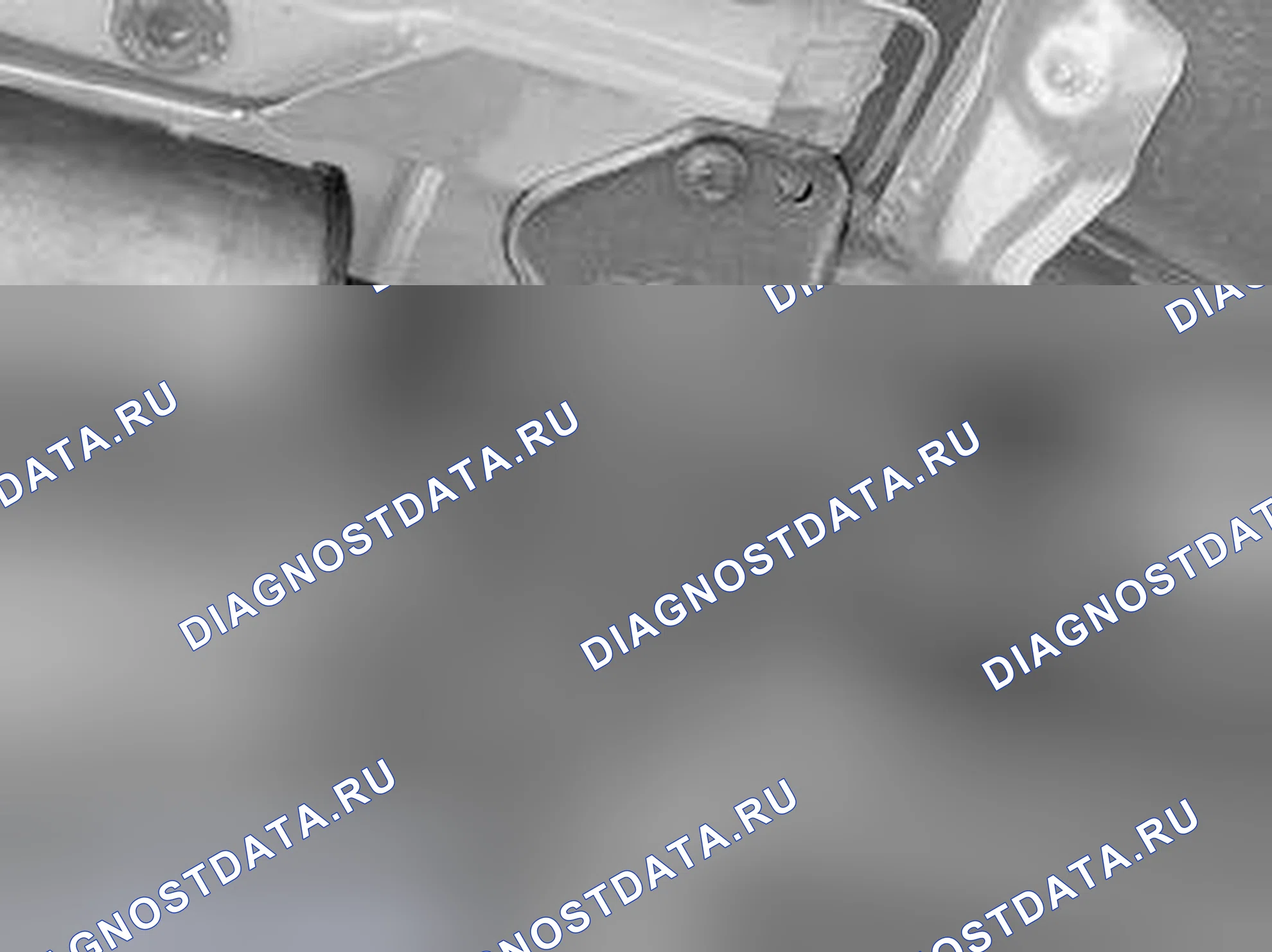 Рис. 680: Переустановка выхлопной трубы. Volvo XC70 I рестайлинг