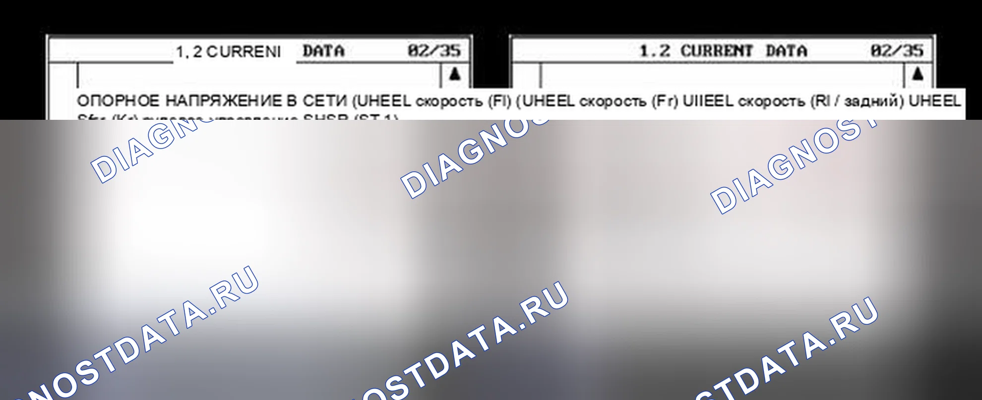 Рис. 3: МОНИТОРИНГ ДАННЫХ SCANTOOL. Haval Chitu I