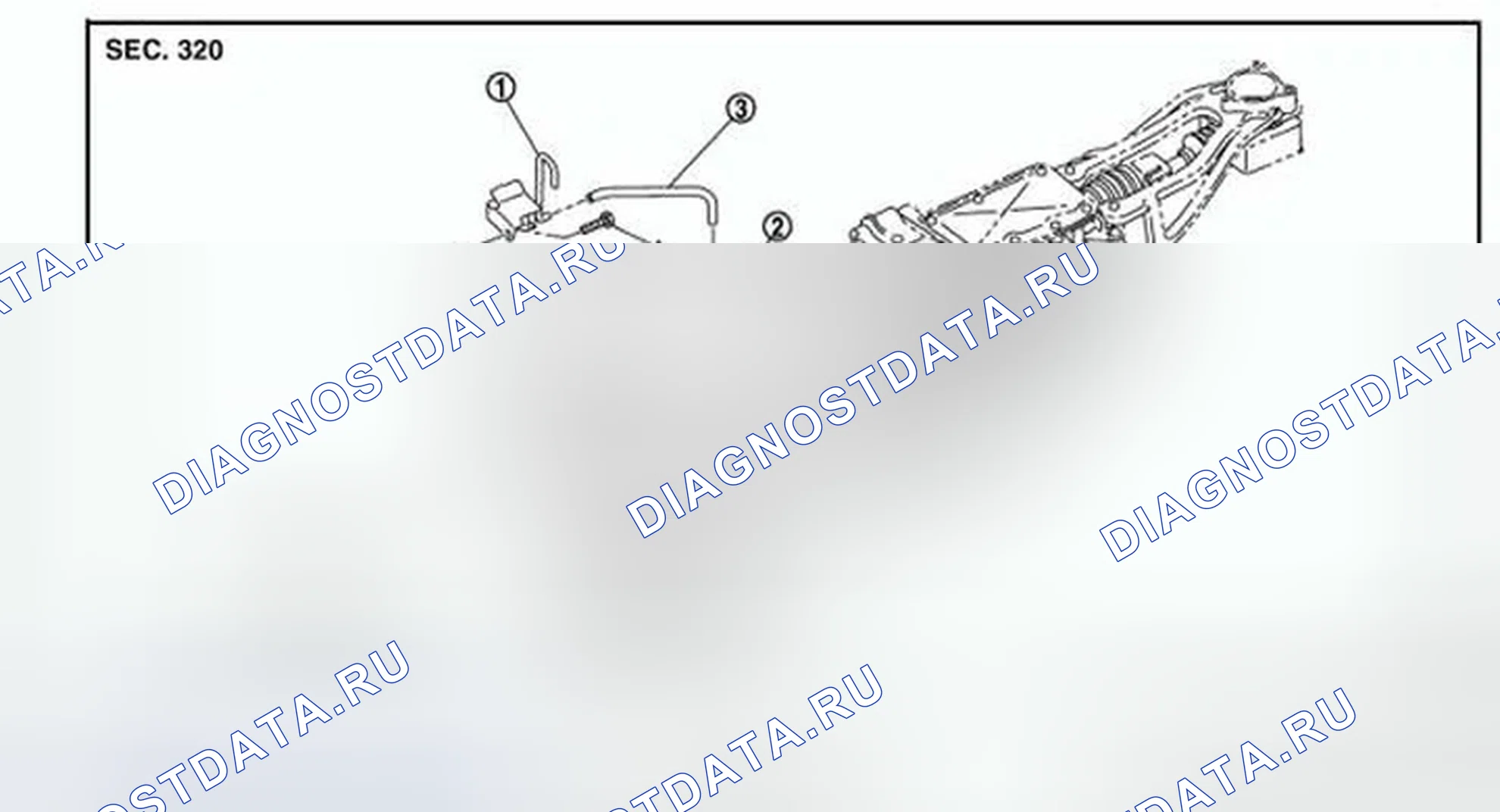 Рис. 481: Разнесенный вид. Infiniti G37 IV рестайлинг