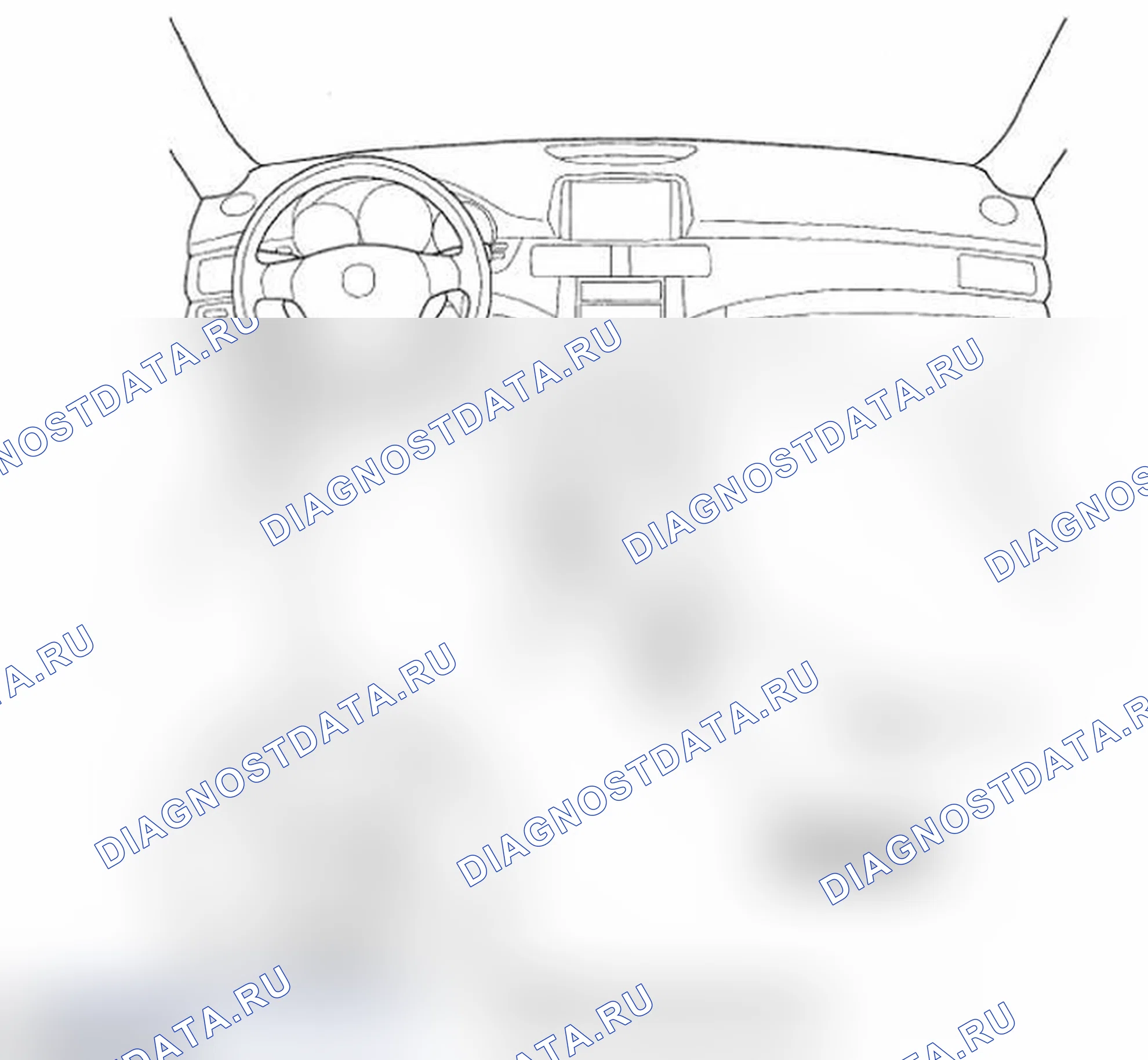 Рис. 71: Указатель расположения компонентов. Acura RL II рестайлинг