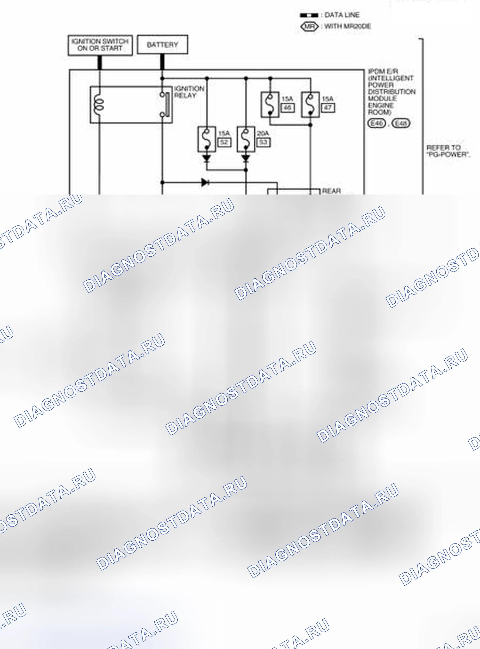 Рис. 30: электросхема - Gw-DEF-02. Nissan Sentra B16