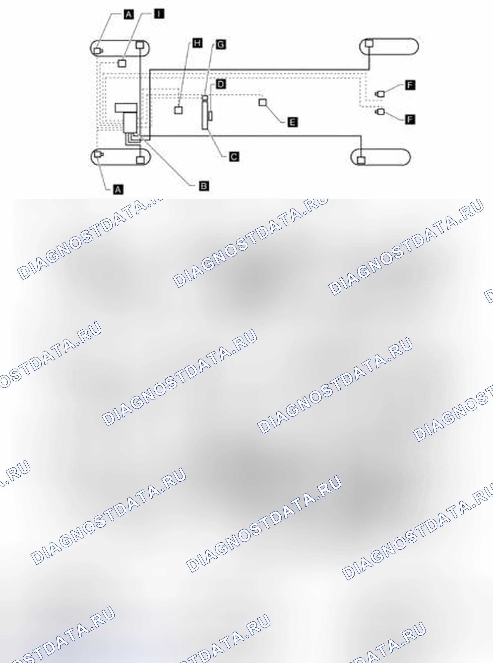 Рис. 4: Расположение компонентов. Nissan Pathfinder III рестайлинг