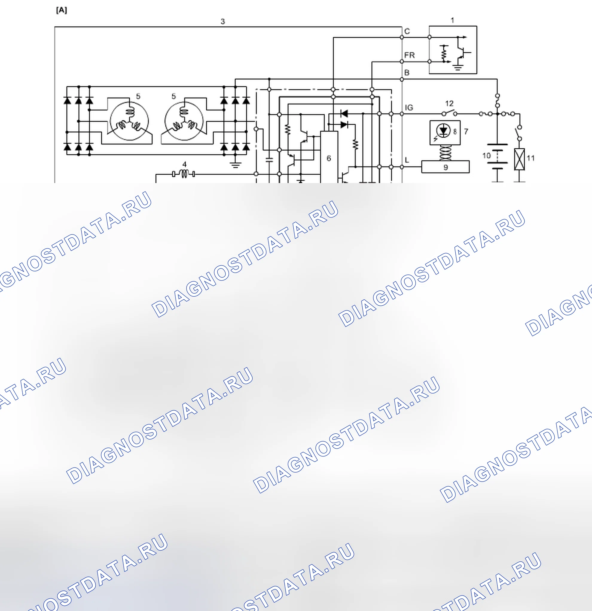 Рис. 1: Описание генератора. Suzuki Grand Vitara II рестайлинг