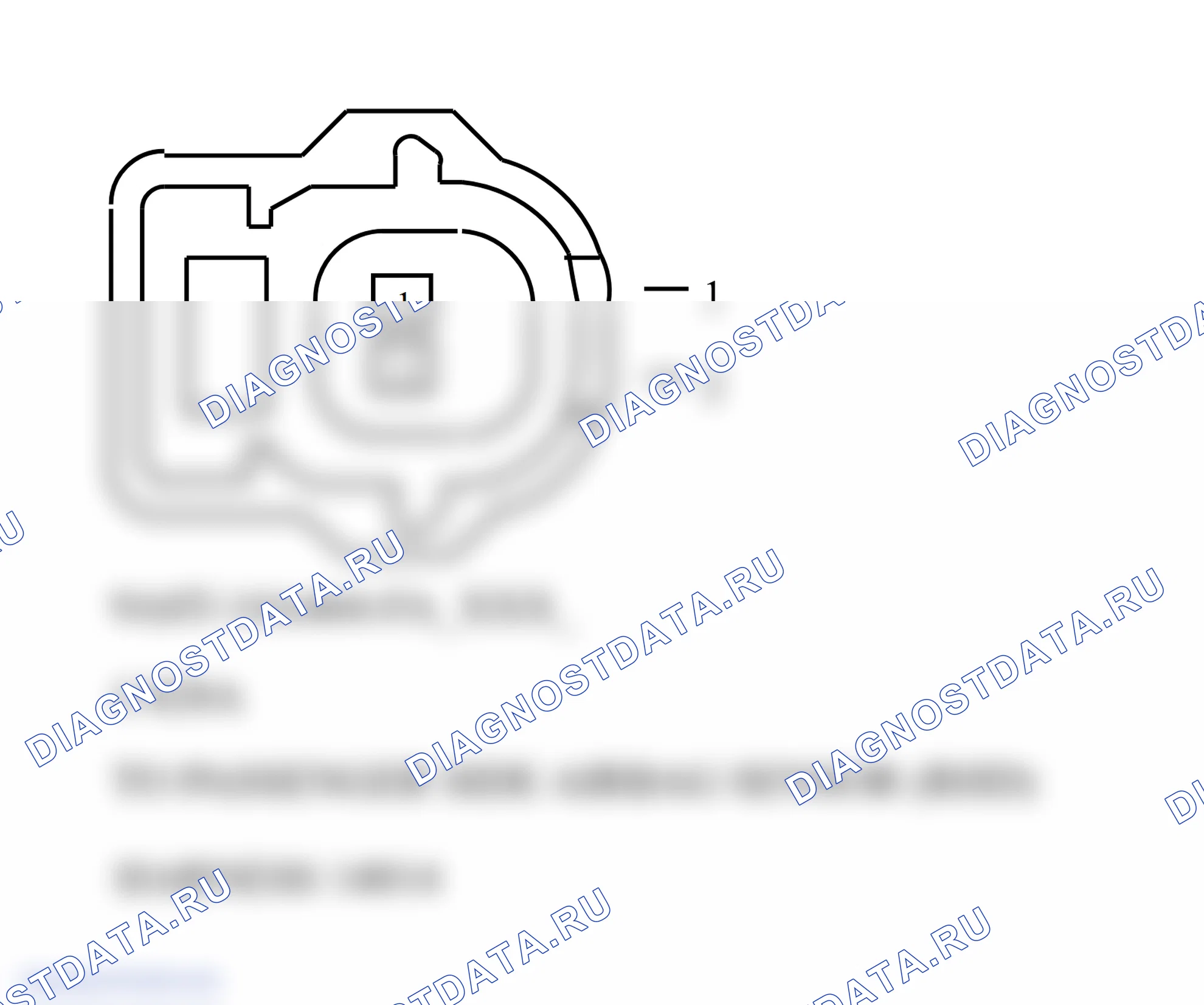Распиновка разъёма Airbag. Ford Tourneo Connect I