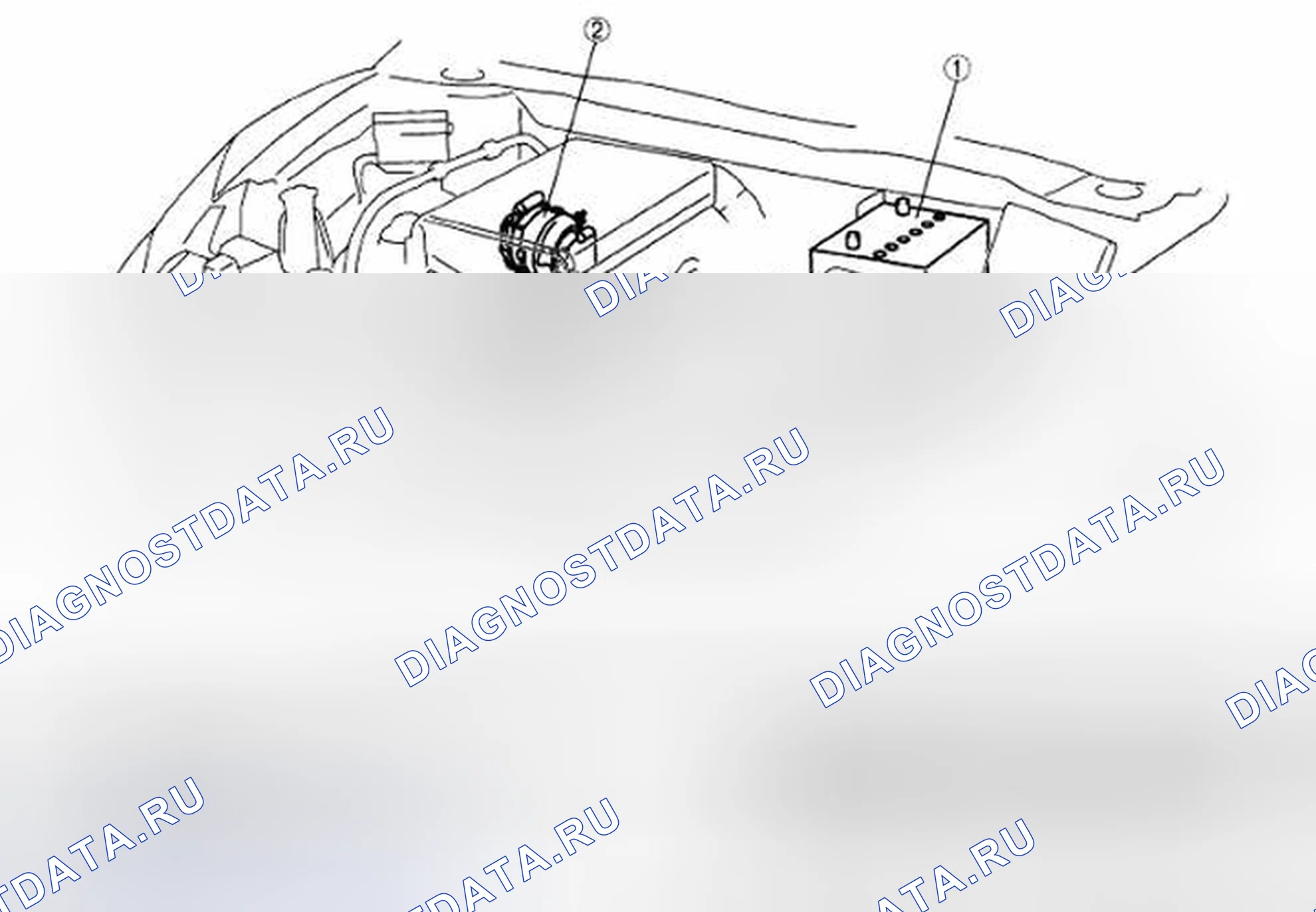 Рис. 1: ИНДЕКС МЕСТОПОЛОЖЕНИЯ СИСТЕМЫ ЗАРЯДКИ [L3 С Tc]. Mazda CX-7 I