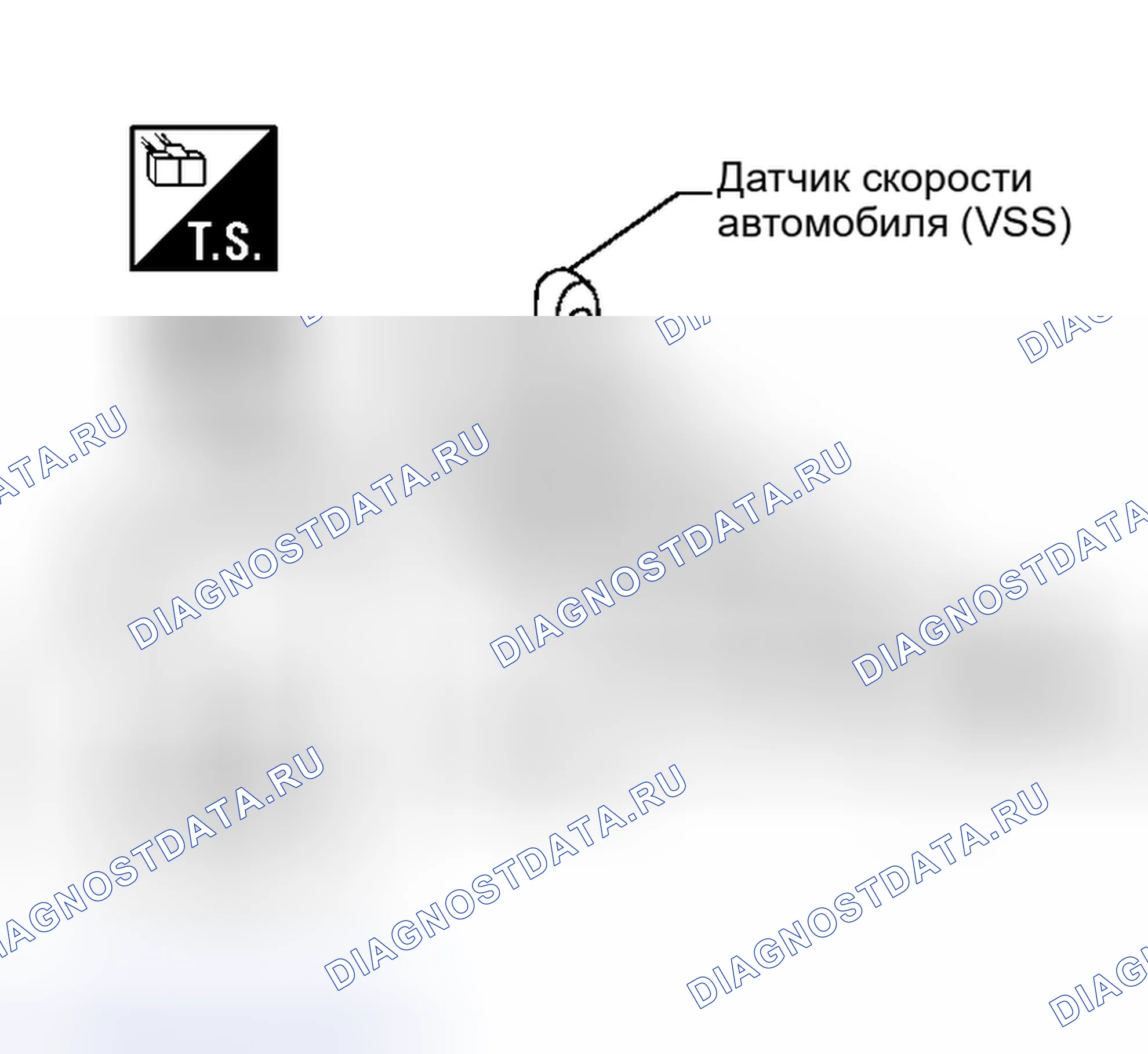 Рис. 48: ПРОВЕРКА СИГНАЛА ДАТЧИКА СКОРОСТИ АВТОМОБИЛЯ. Honda Stream I