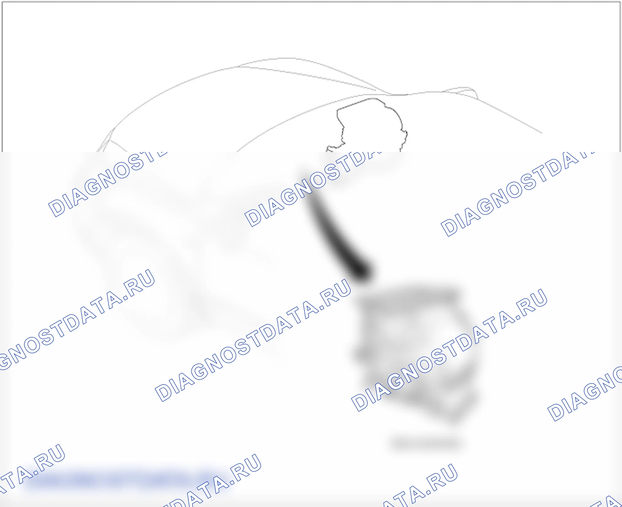 Расположение деталей блока отопителя. Hyundai Santa Fe CM