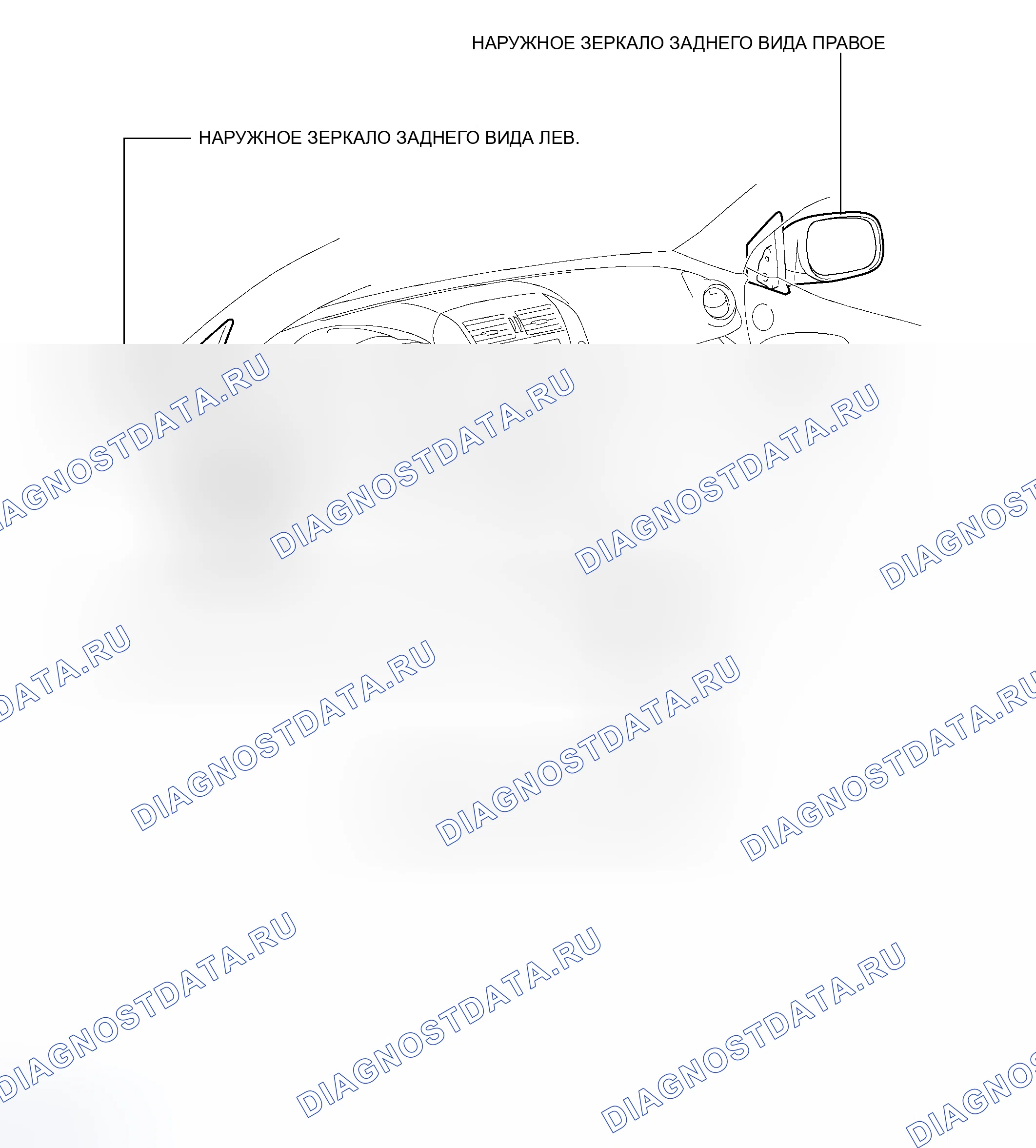 Рис. 1: РАСПОЛОЖЕНИЕ ДЕТАЛЕЙ. Toyota RAV4 III