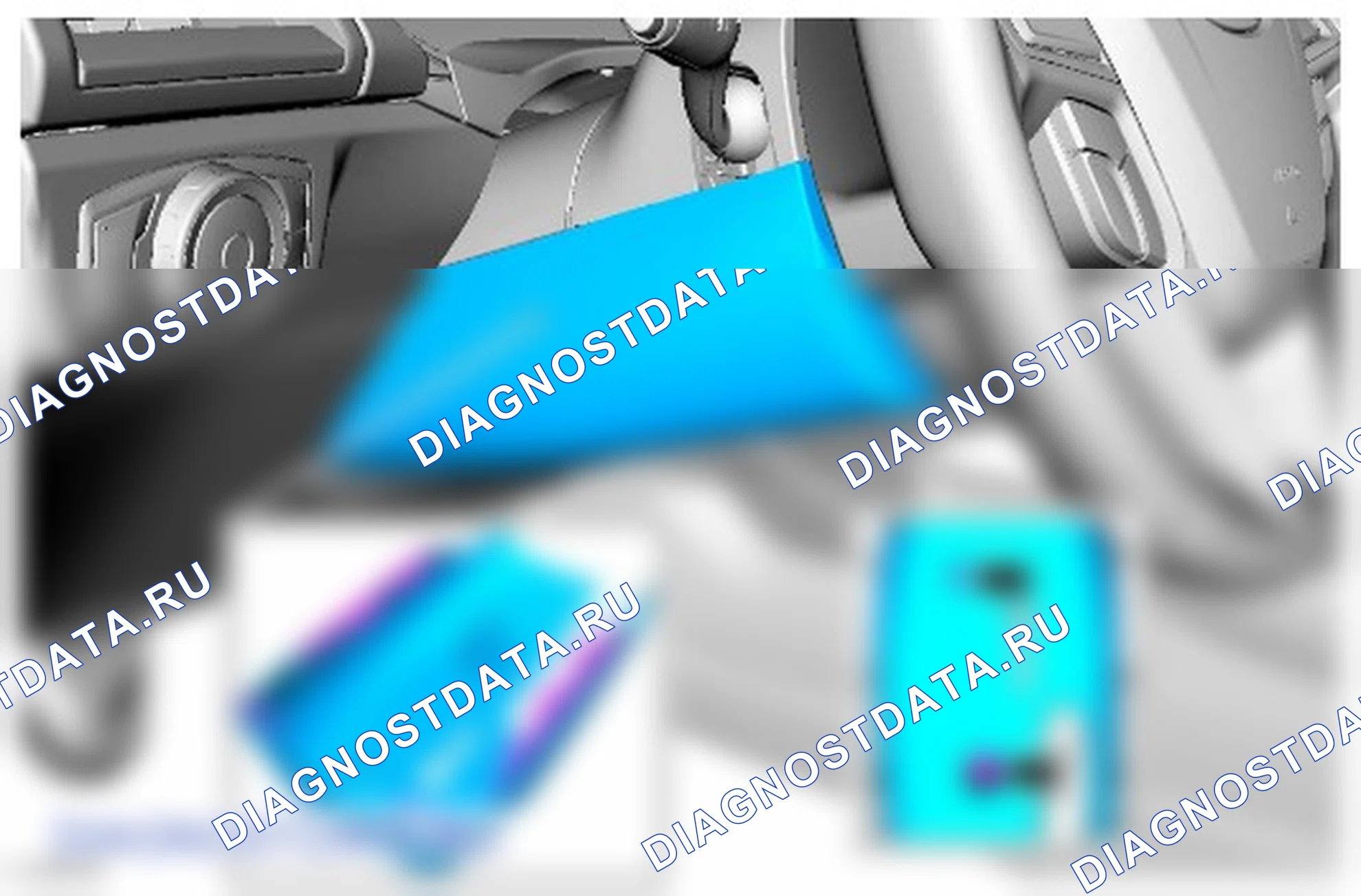 Как снять и установить модуль системы управления рулевой колонкой (SCCM). Ford Galaxy III