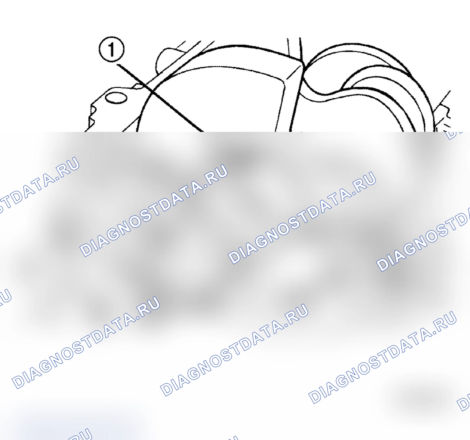 Рис. 4: ПРОЦЕДУРА ИЗМЕРЕНИЯ ПЛАСТИГАЖА. Chrysler Crossfire I final