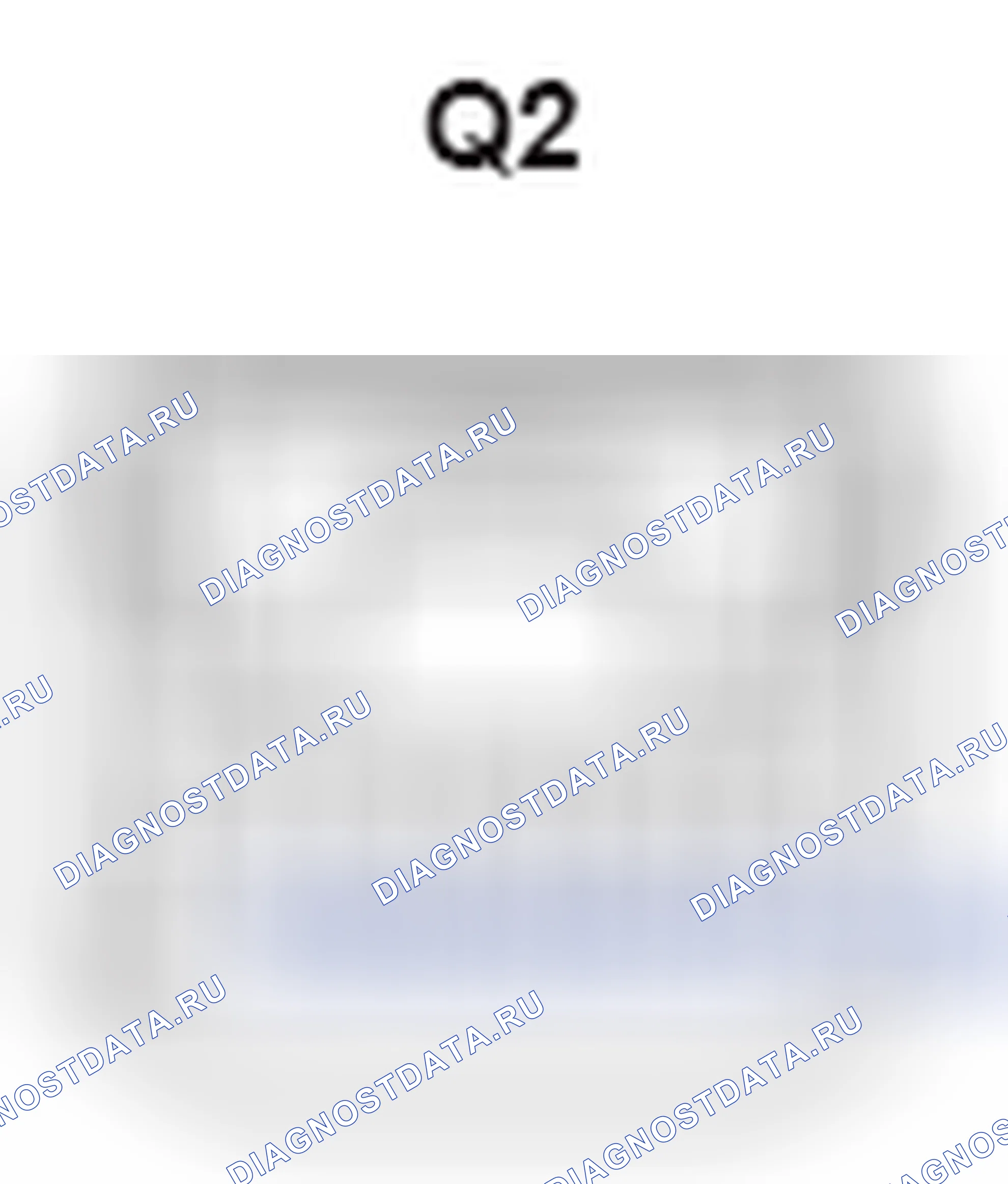 Рис. 463: Разъем памяти кресла Sw (Rh), вид с торца (Q2). Lexus GS III
